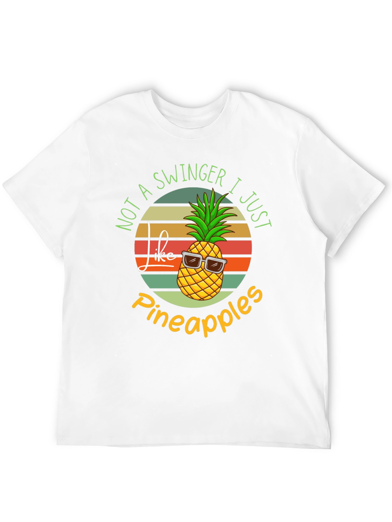 Funny Pineapple Graphic T-Shirt