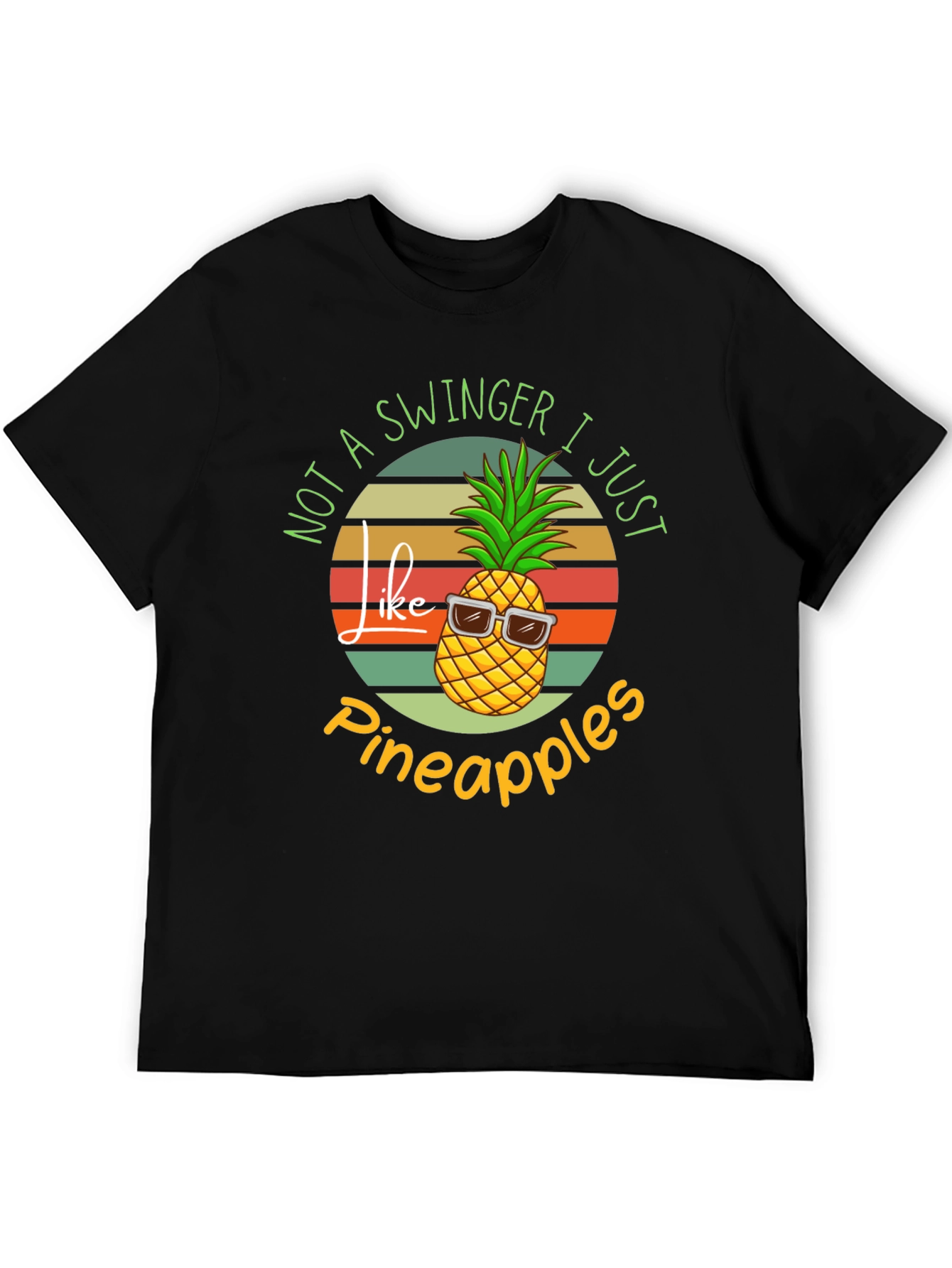 Funny Pineapple Graphic T-Shirt