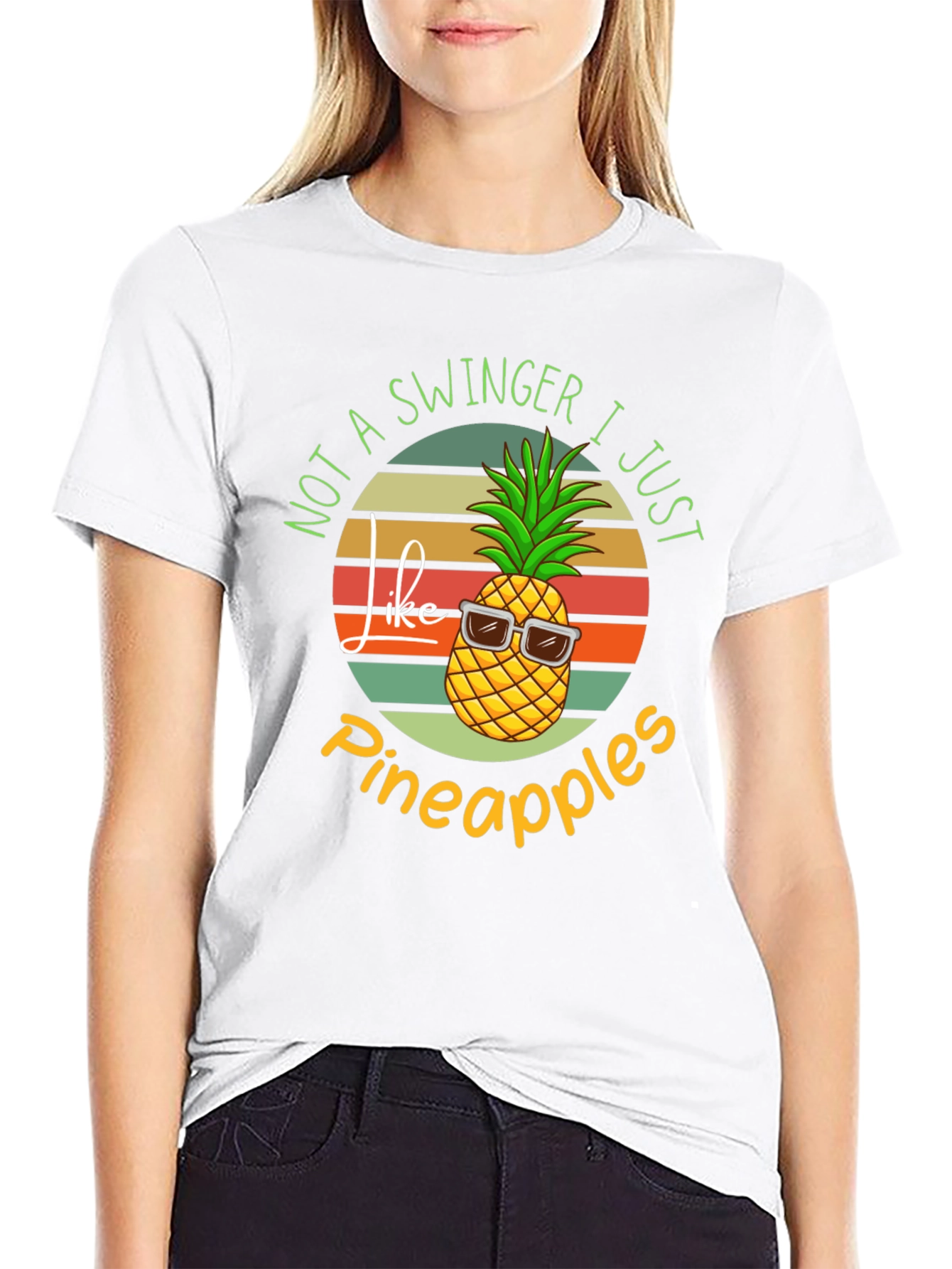 Funny Pineapple Graphic T-Shirt