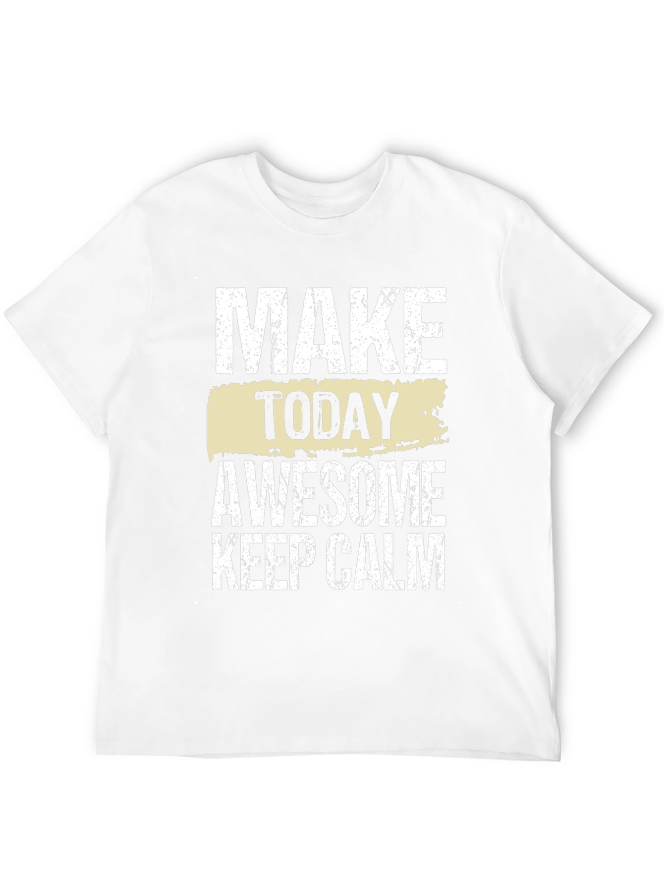 Make Today Awesome Mens Black Graphic Tee