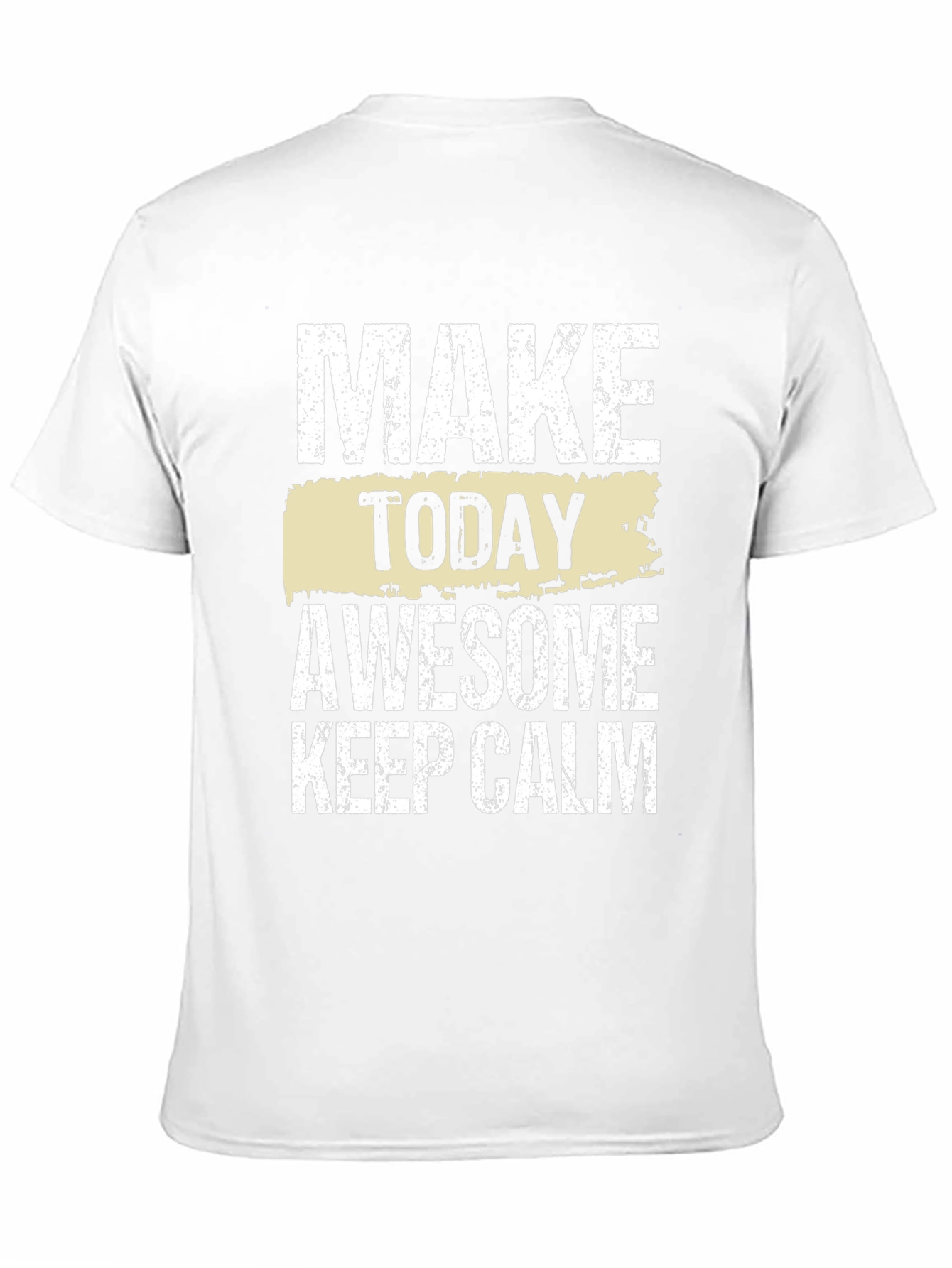 Make Today Awesome Mens Black Graphic Tee