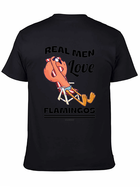 Real Men Love Flamingos T-Shirt
