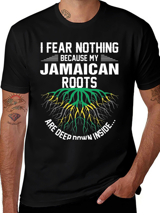Jamaican Roots T-Shirt - I Fear Nothing Graphic Tee