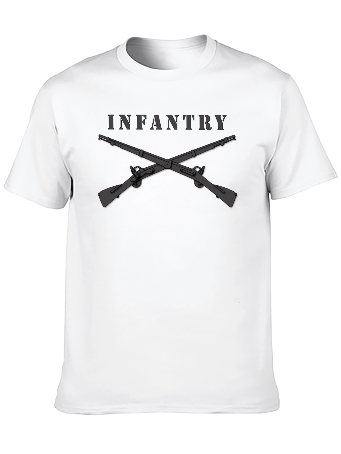 Infantry Rifles Black T-Shirt - Military Tee