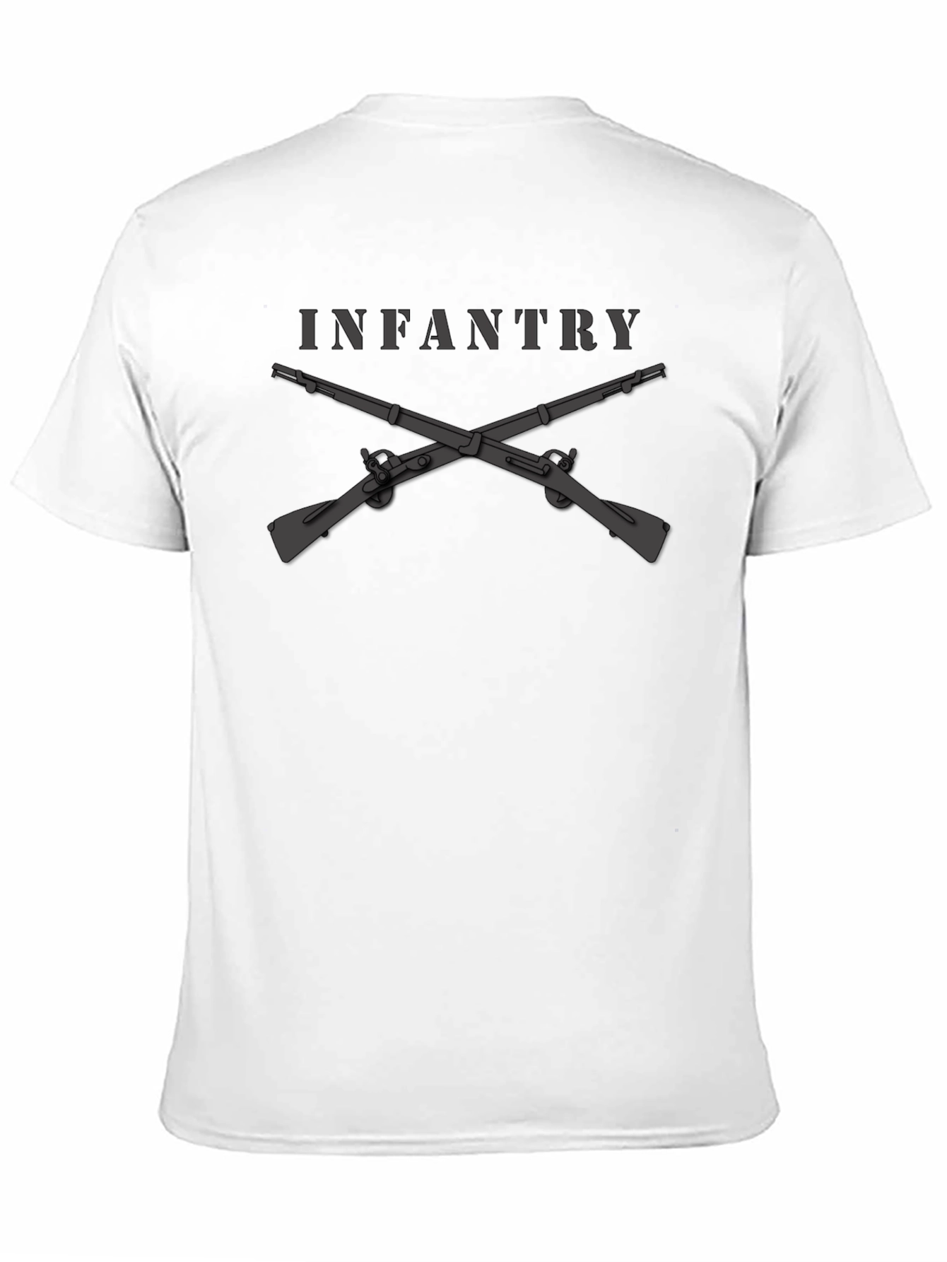 Infantry Rifles Black T-Shirt - Military Tee