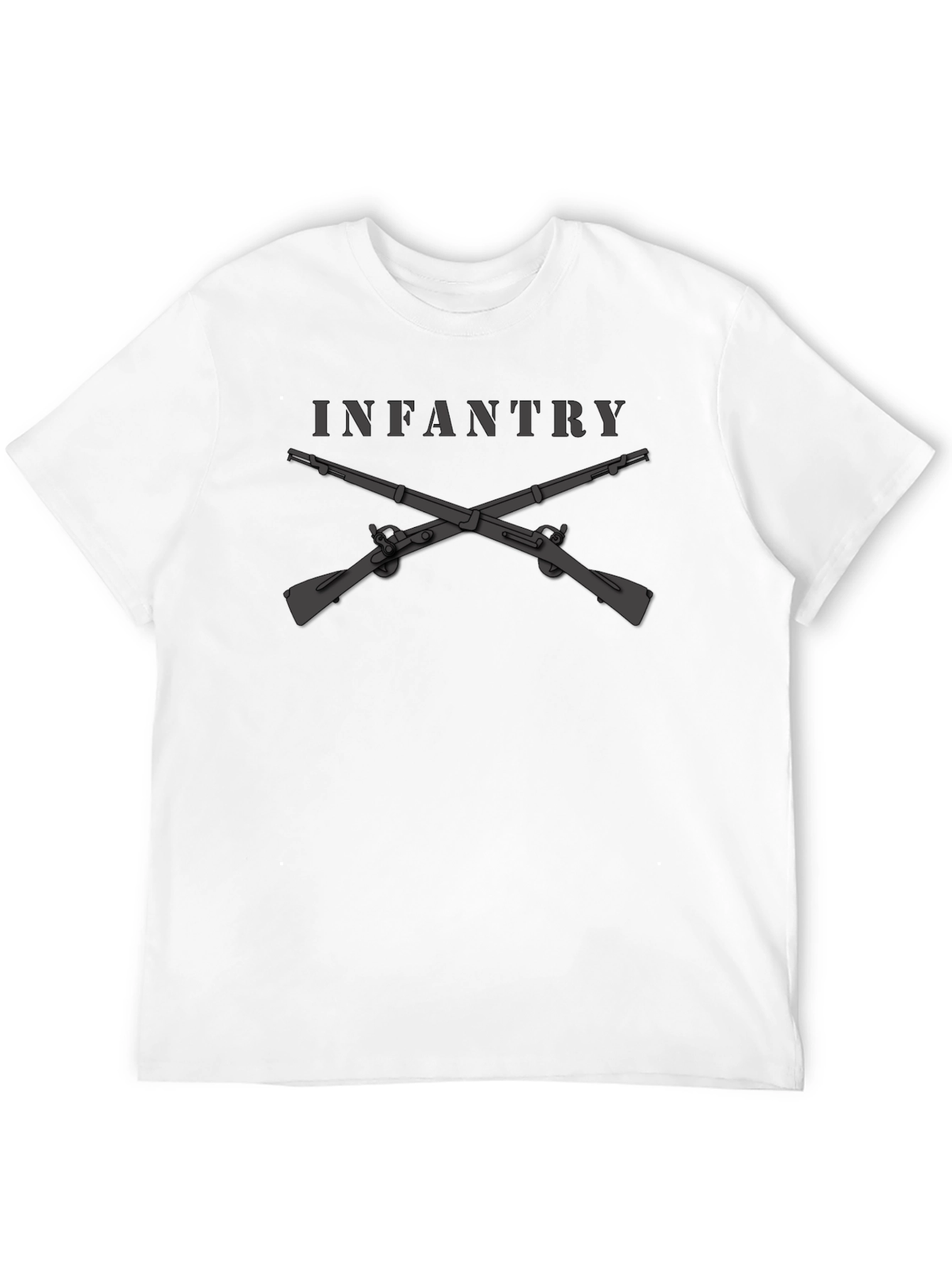 Infantry Rifles Black T-Shirt - Military Tee
