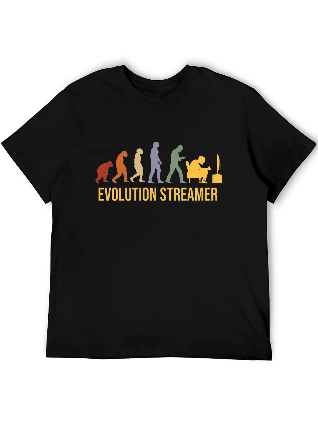 Evolution Streamer Graphic T-Shirt - Gamer Gift