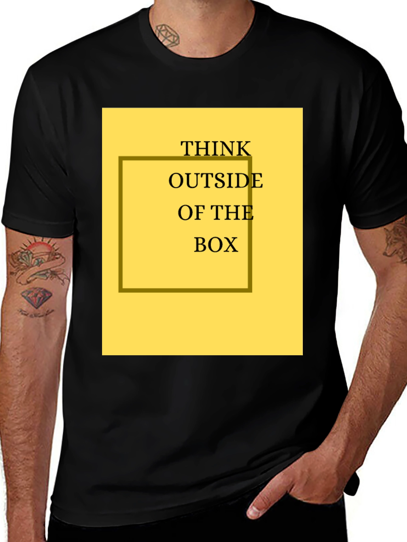 Think Outside the Box Graphic Tee