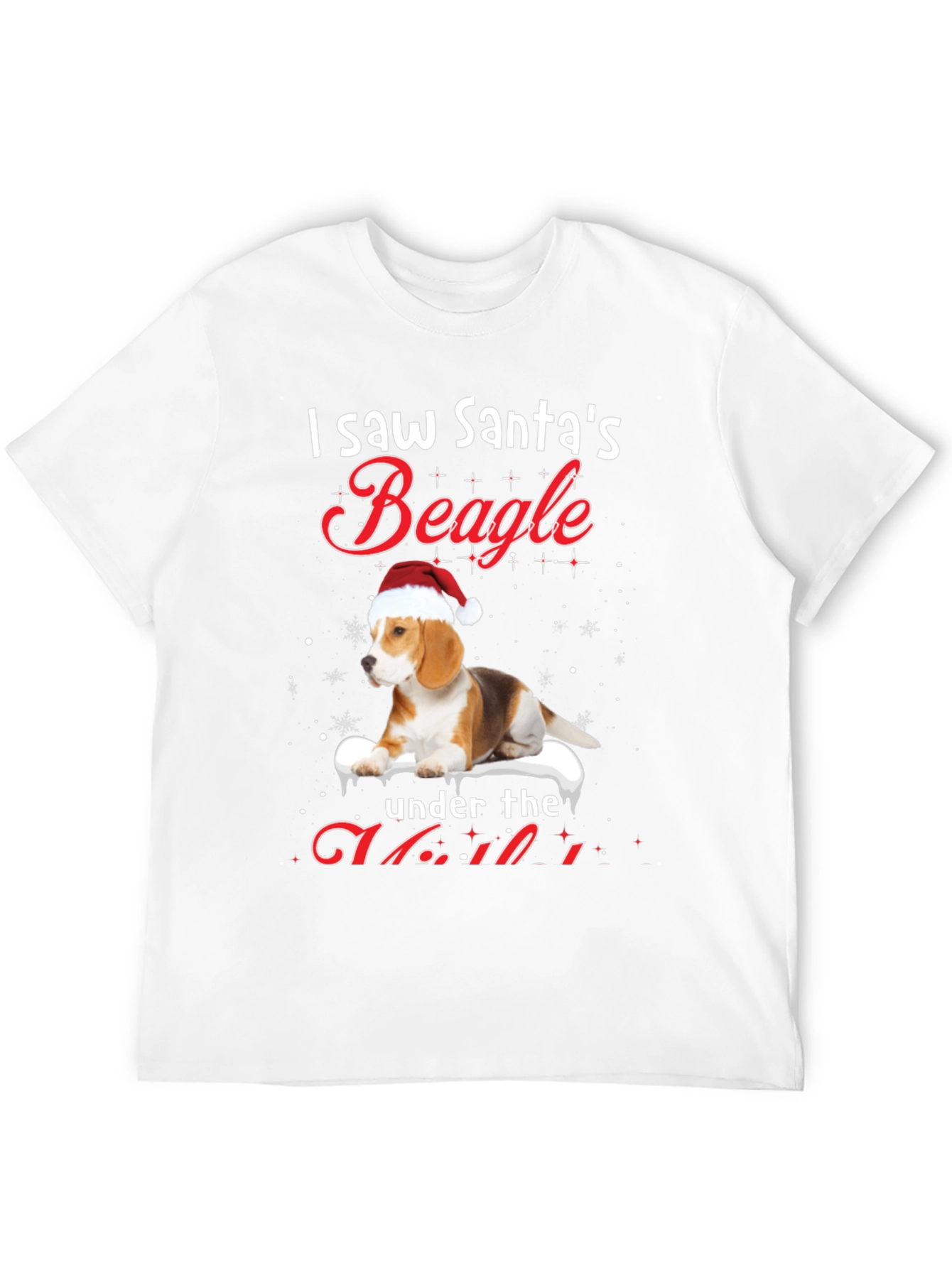 Santas Beagle Christmas T-Shirt
