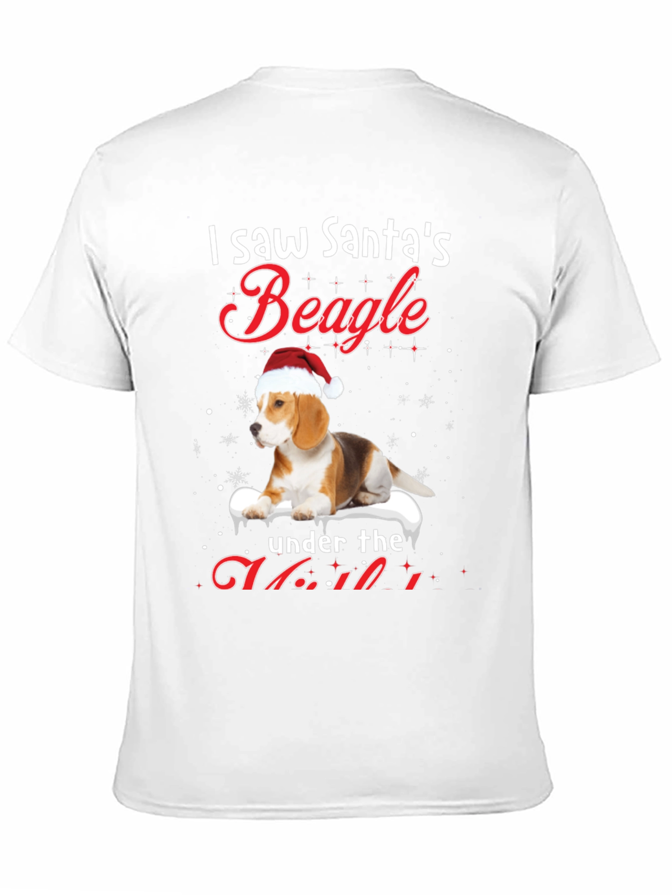 Santas Beagle Christmas T-Shirt