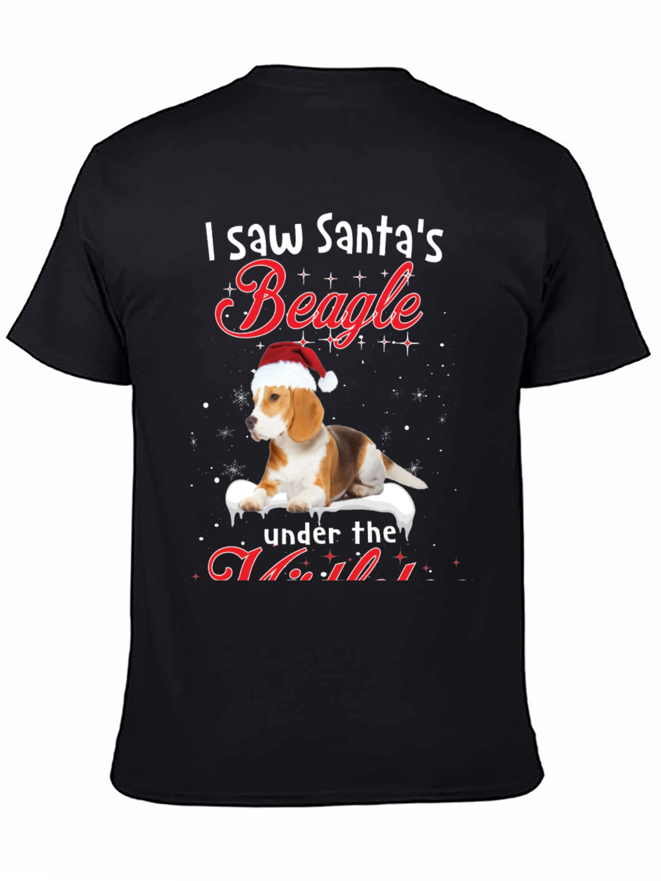Santas Beagle Christmas T-Shirt