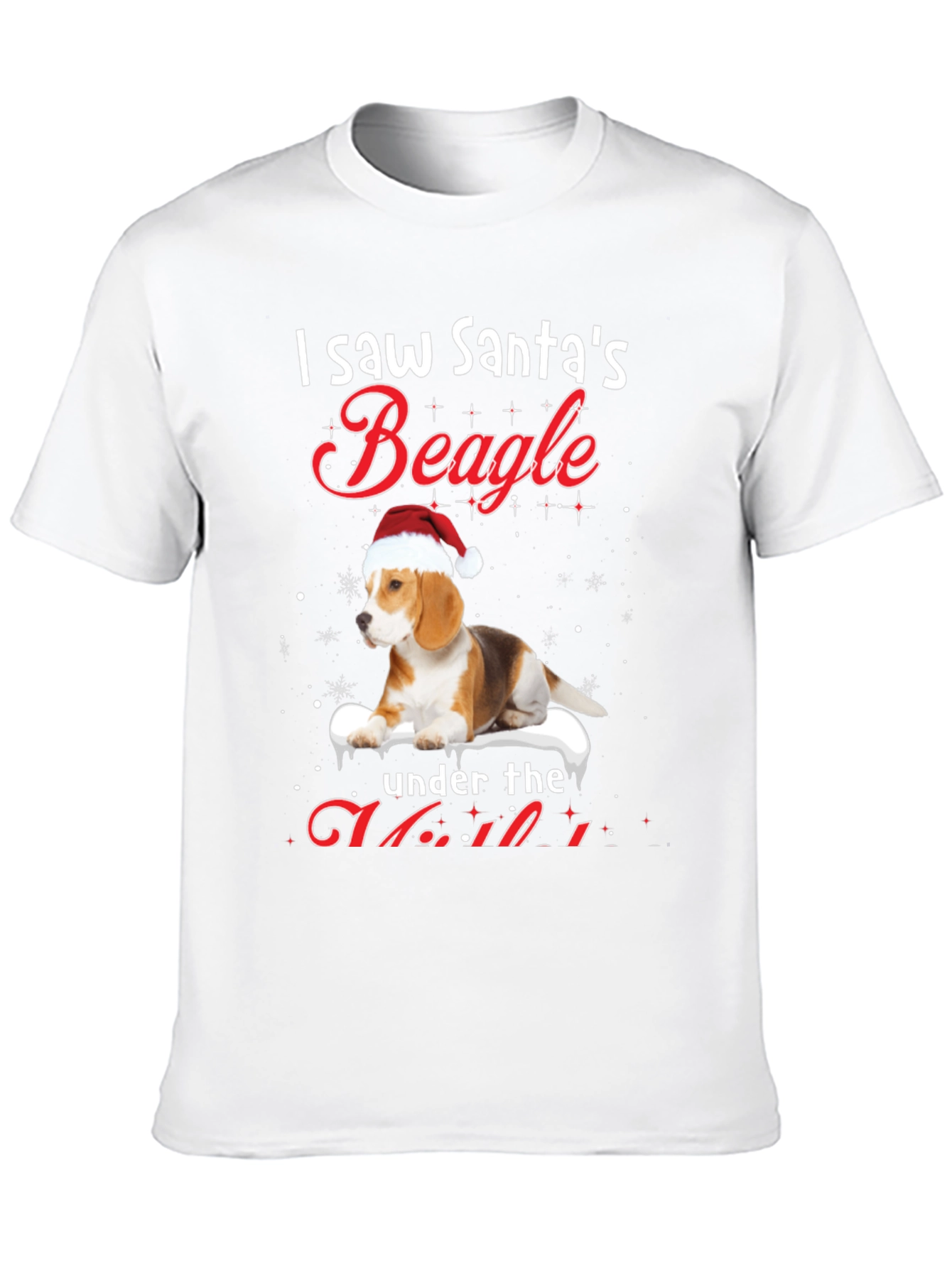 Santas Beagle Christmas T-Shirt