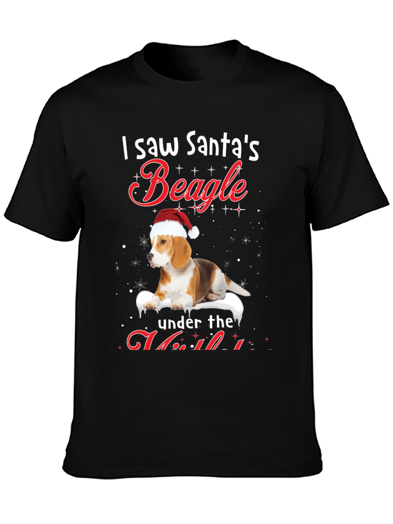 Santas Beagle Christmas T-Shirt