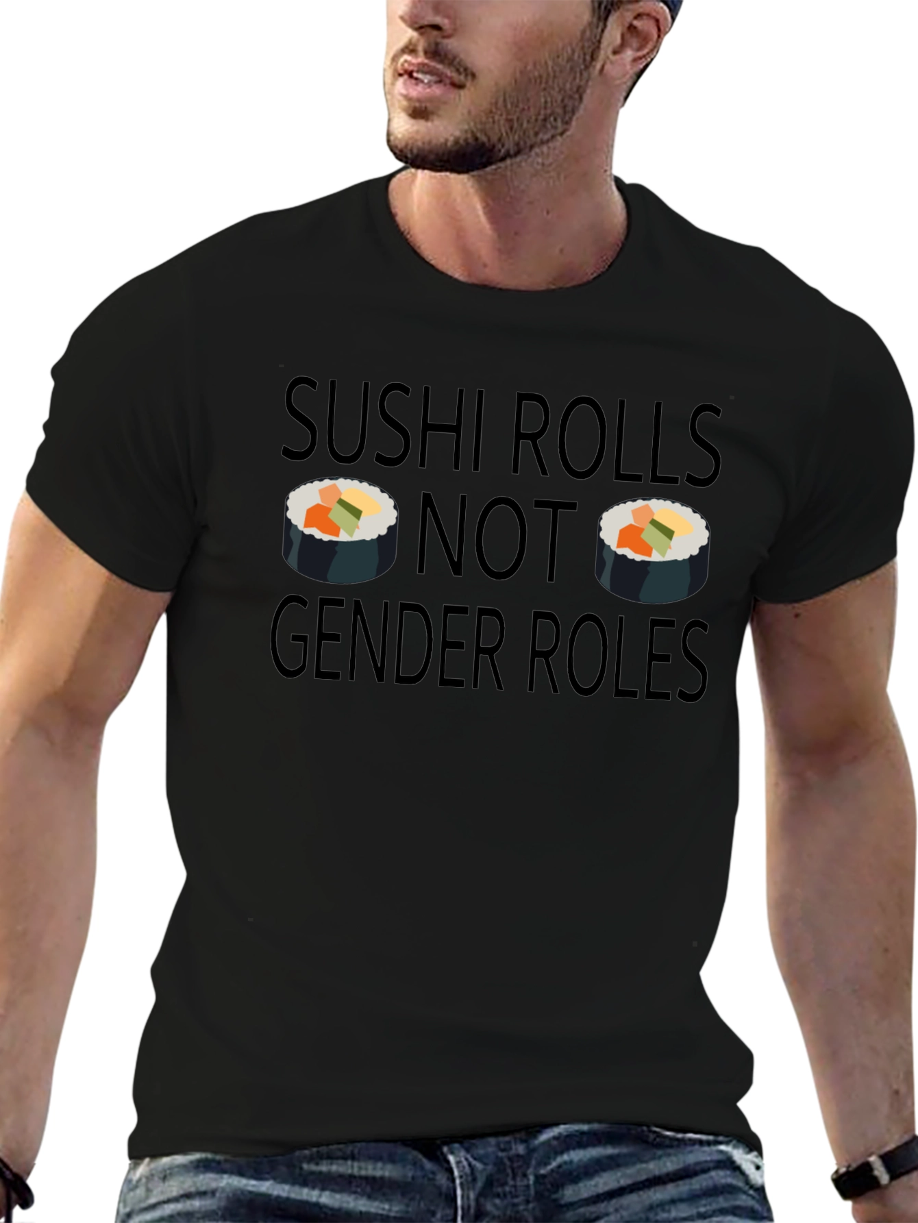 Sushi Rolls Not Gender Roles - Graphic Tee