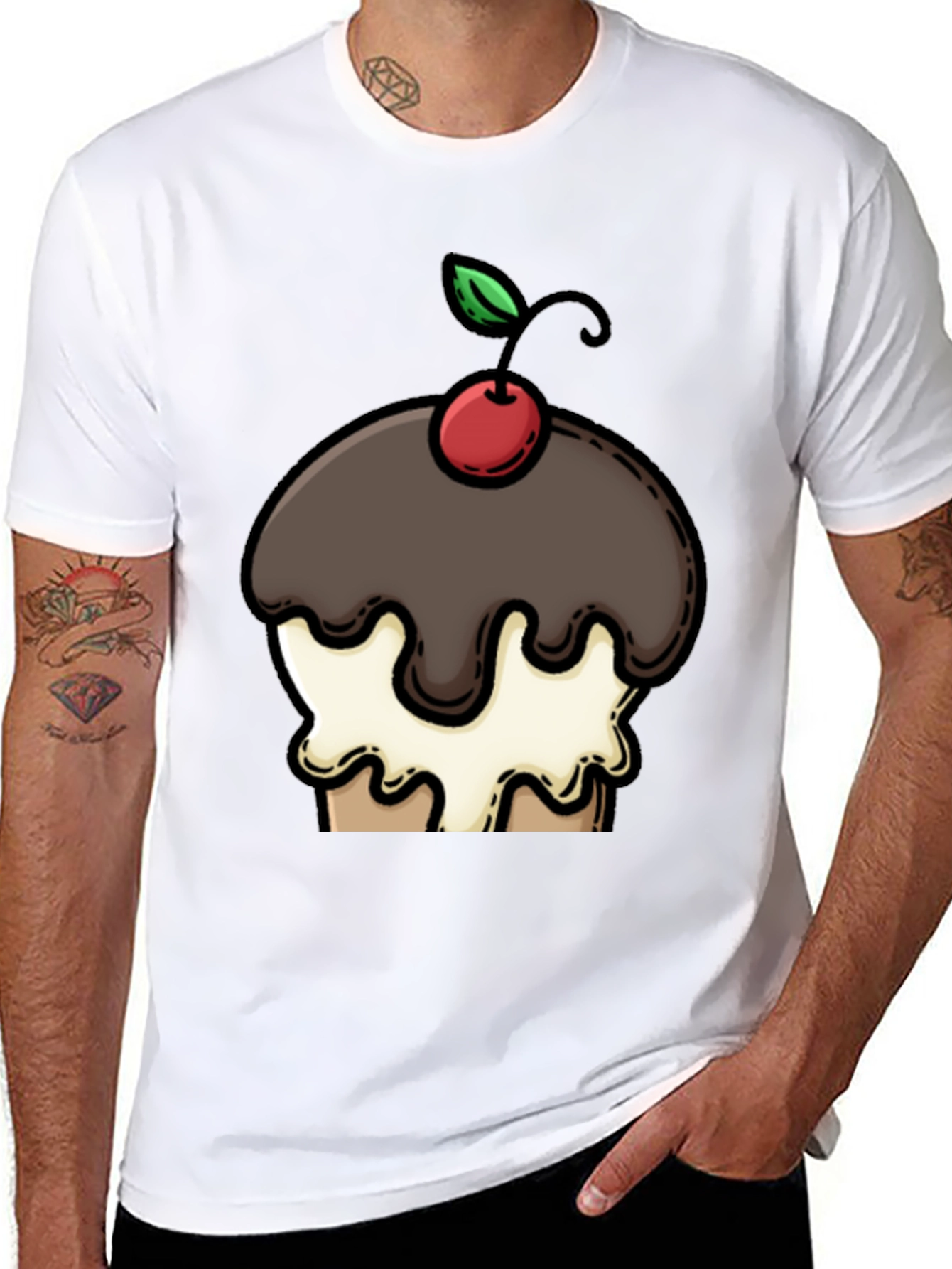 Cupcake Graphic Tee - Sweet Treat Style!