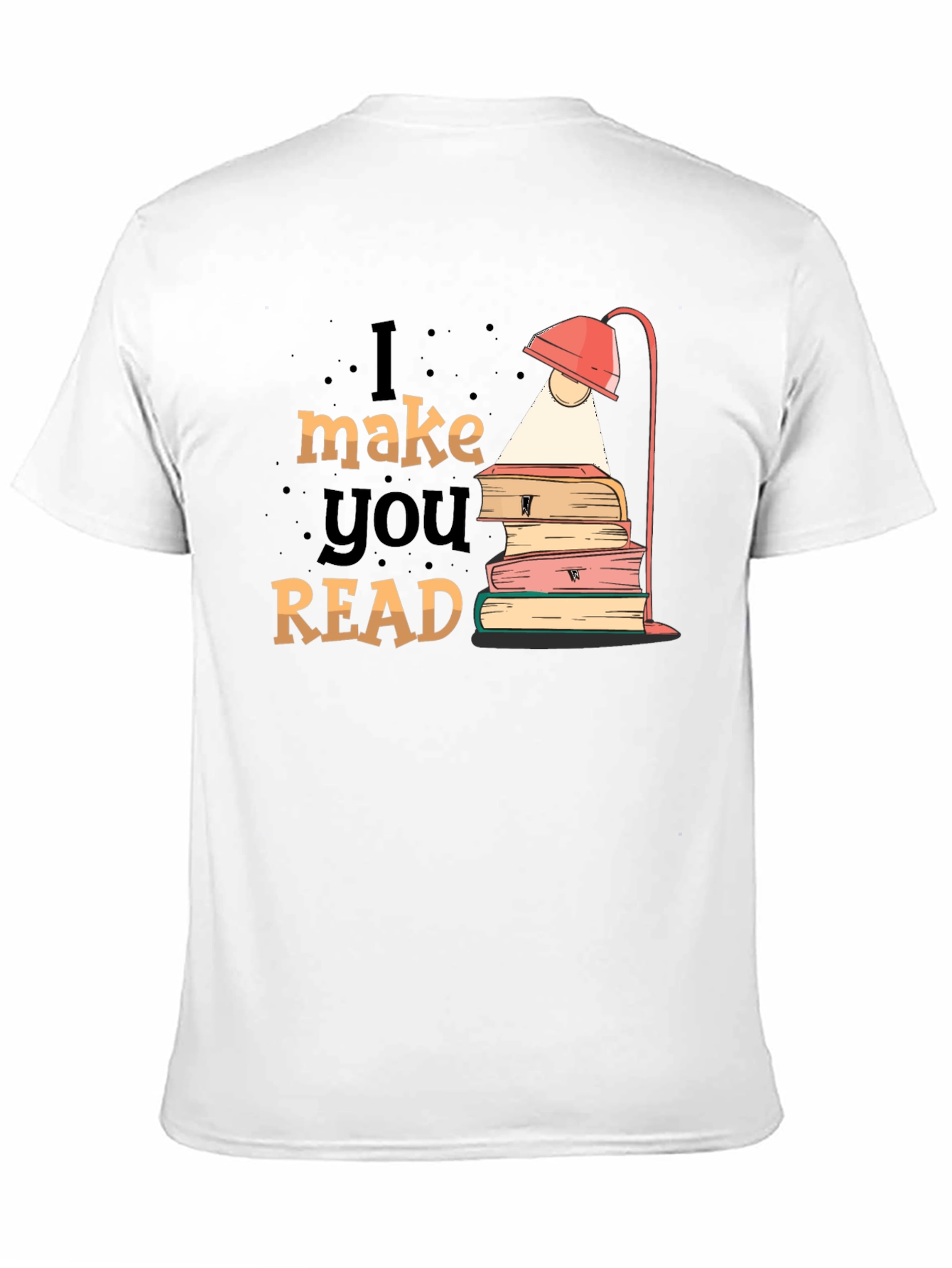 I Make You Read T-Shirt Black Graphic Tee