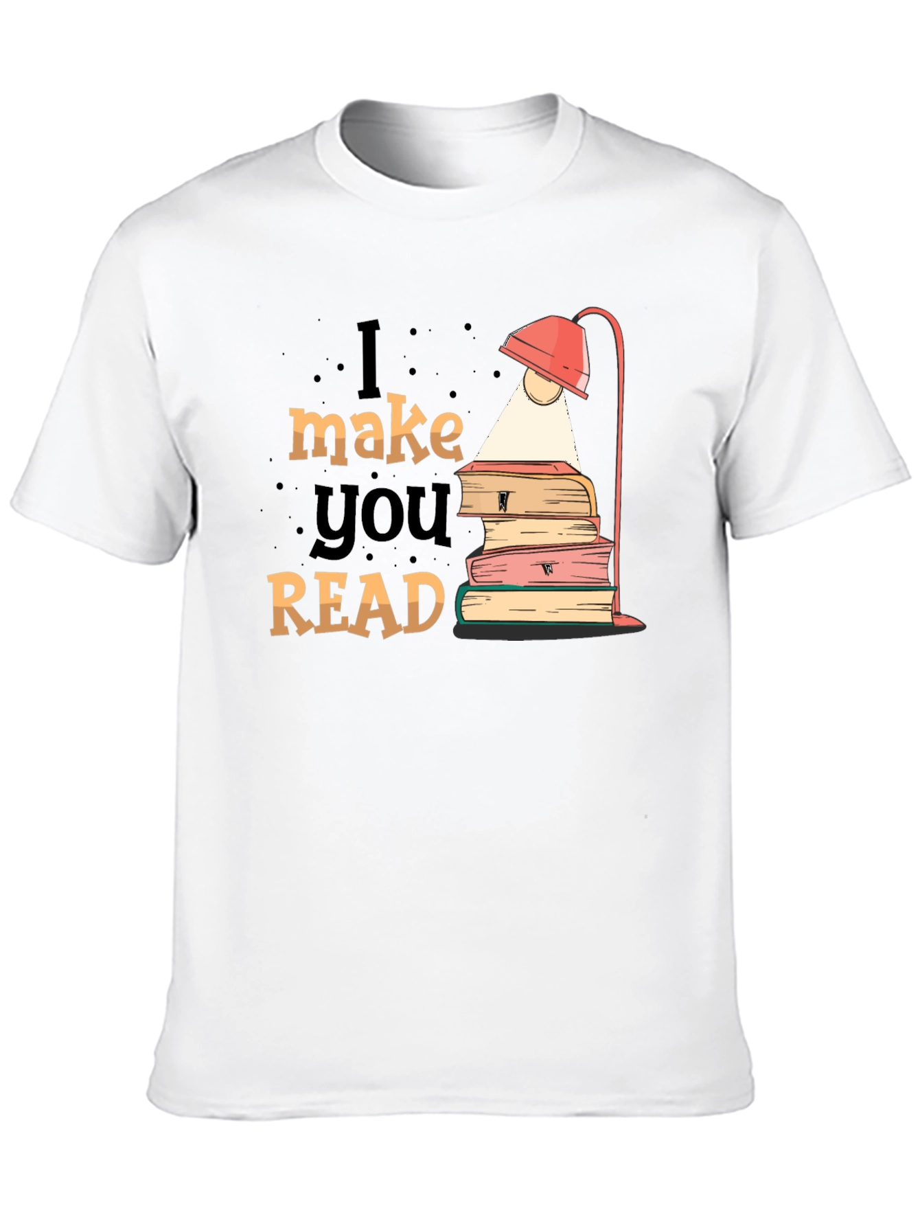 I Make You Read T-Shirt Black Graphic Tee