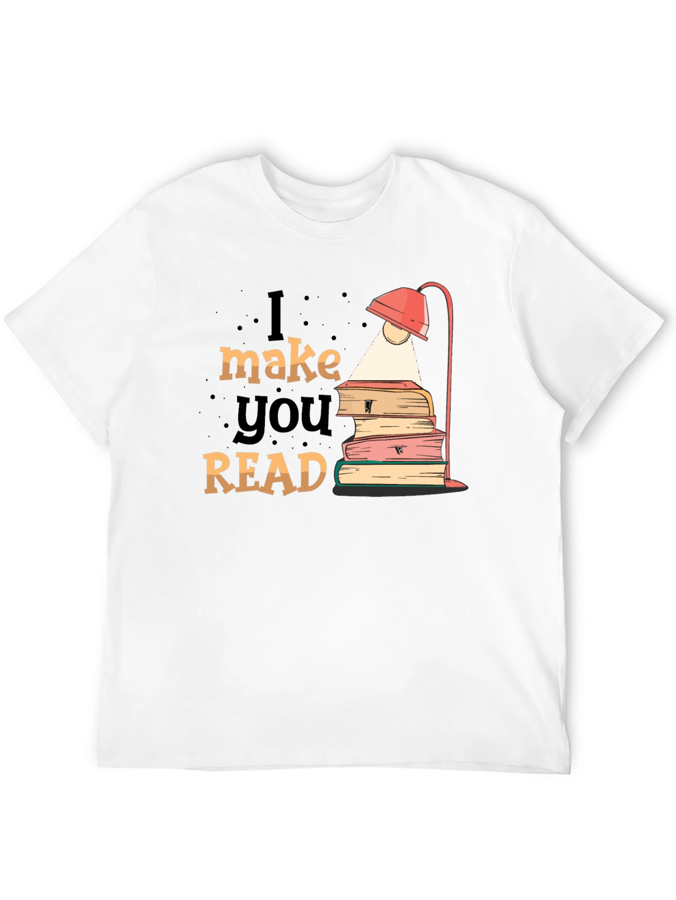 I Make You Read T-Shirt Black Graphic Tee