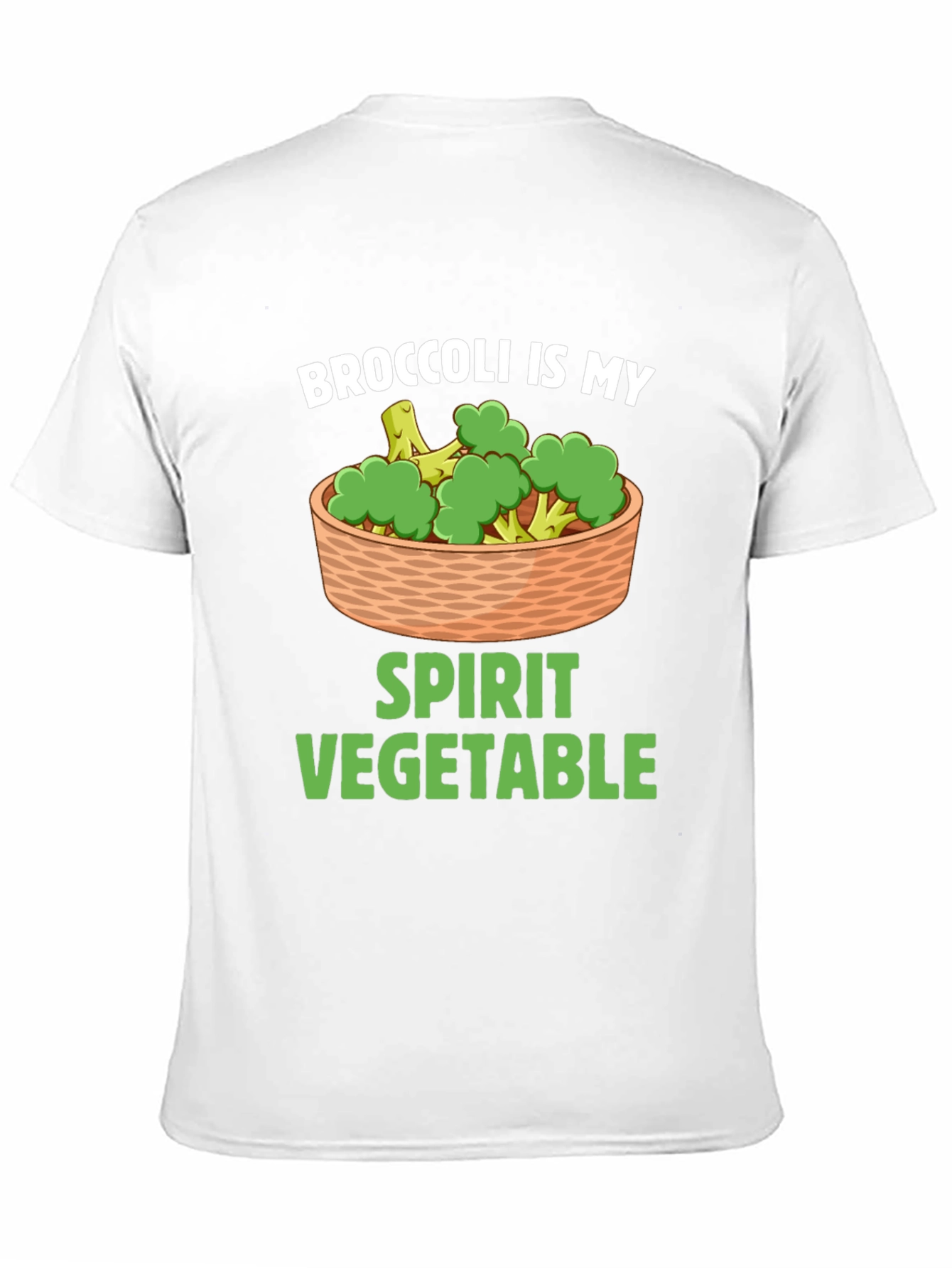 Broccoli Is My Spirit Vegetable Graphic T-Shirt