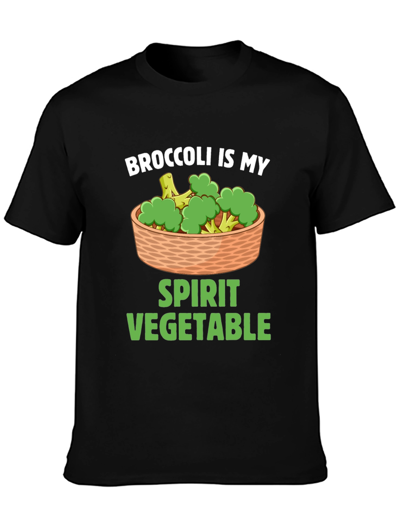 Broccoli Is My Spirit Vegetable Graphic T-Shirt