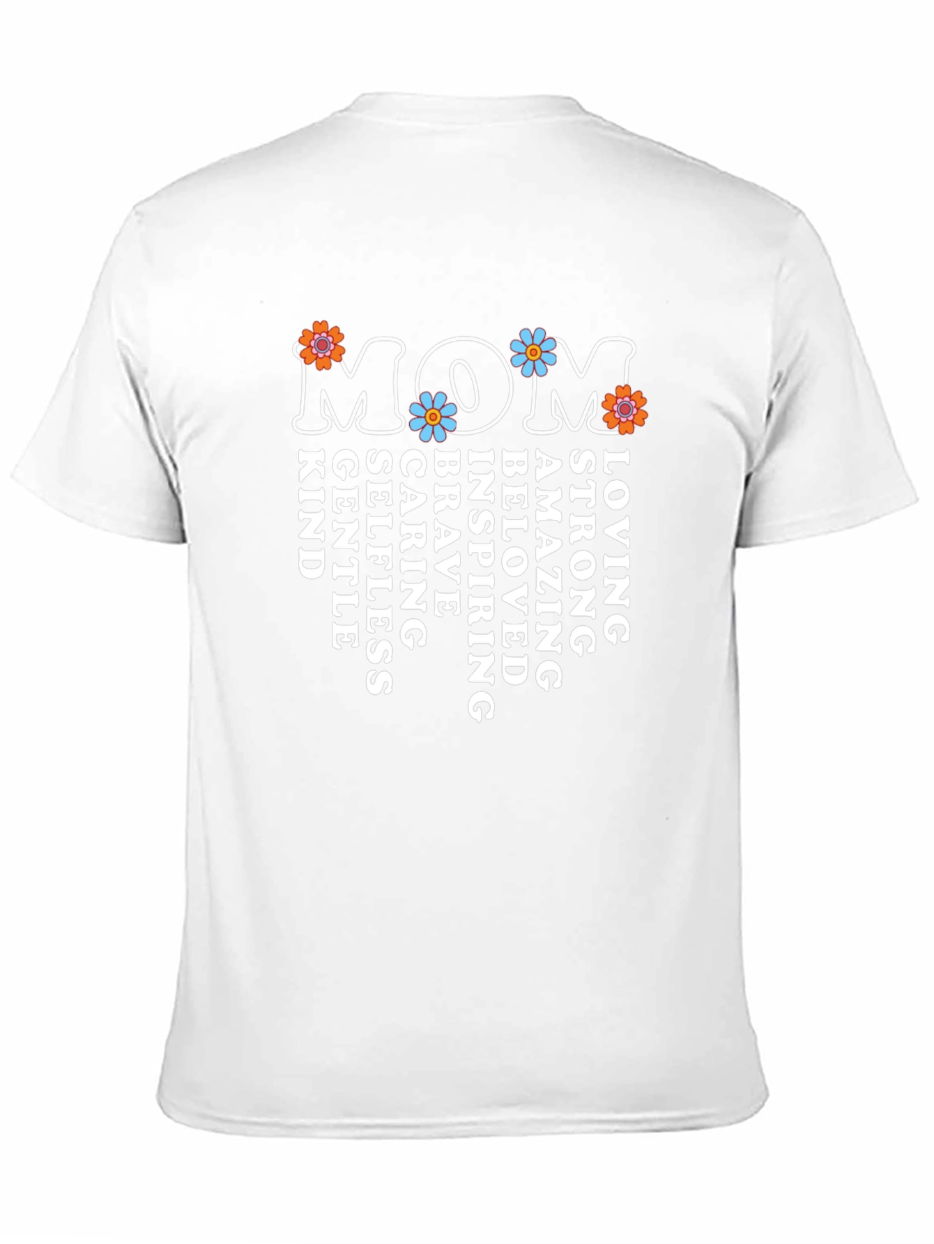 Retro Floral MOM Graphic T-Shirt