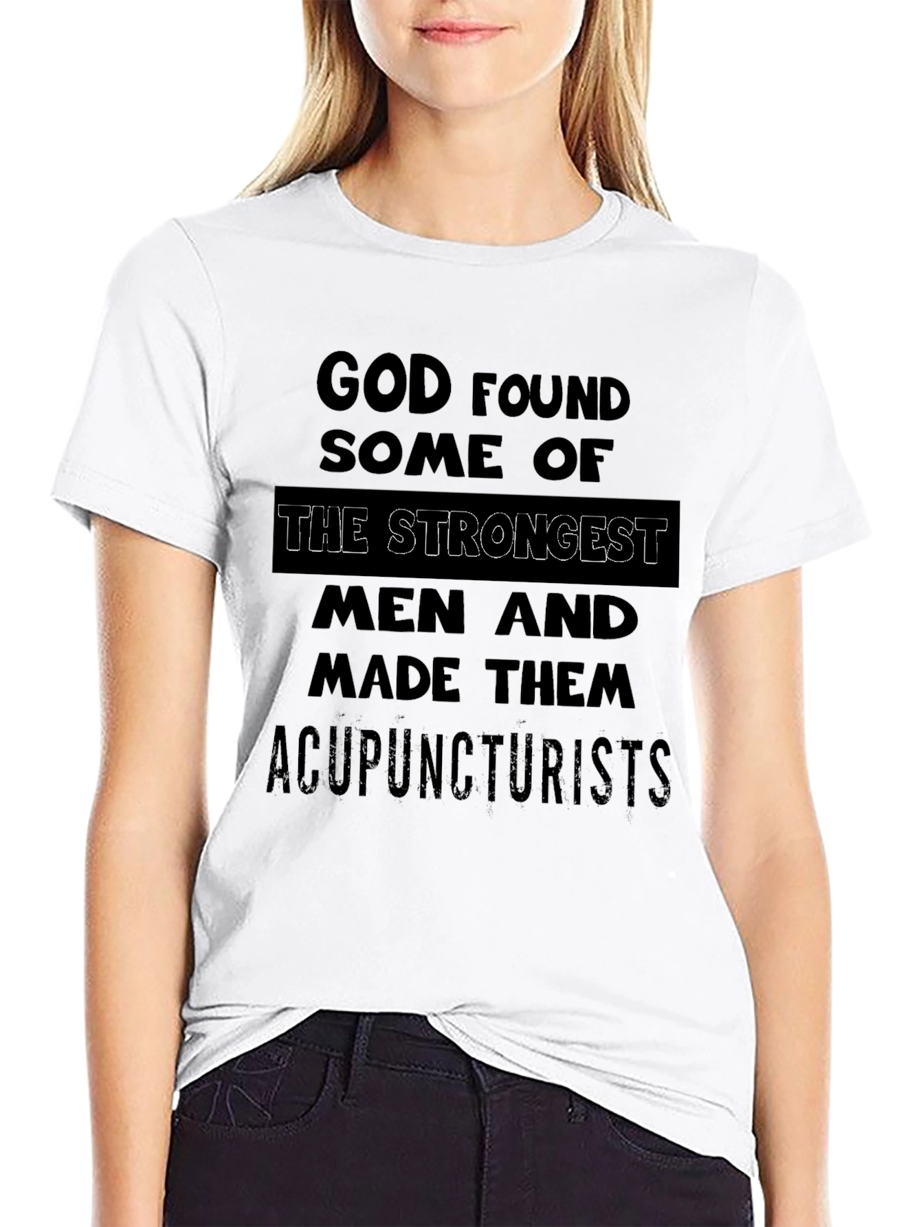 Acupuncturist Strongest Men T-Shirt