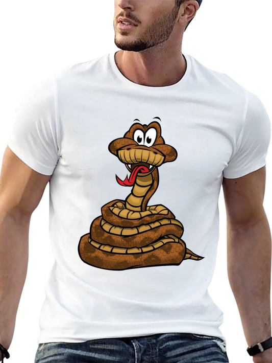Snake Cartoon Graphic T-Shirt