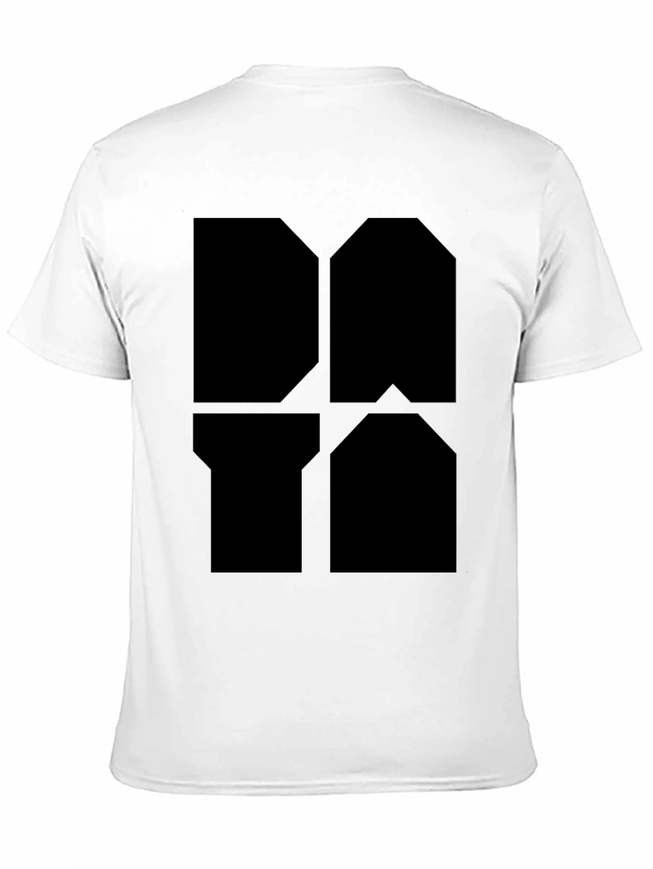 Geometric Black Graphic Tee - Modern Style