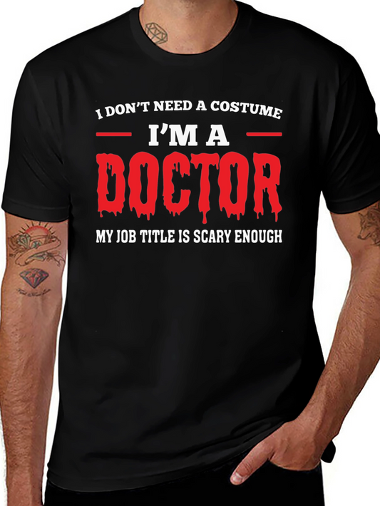 Funny Doctor Halloween T-Shirt - Scary Job Title