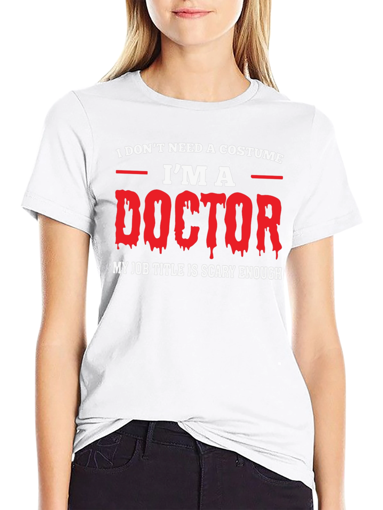 Funny Doctor Halloween T-Shirt - Scary Job Title