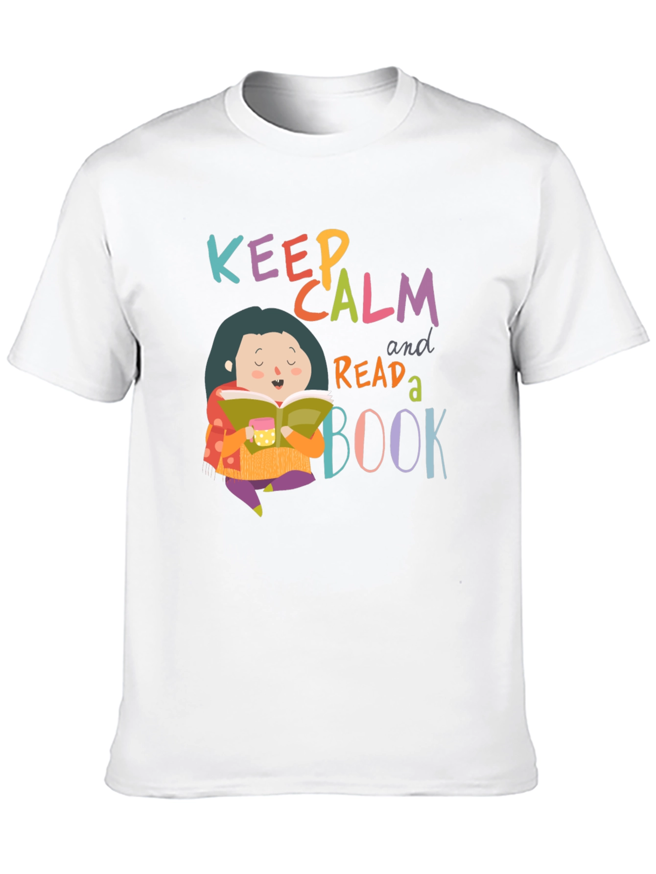 Keep Calm and Read a Book Graphic Tee