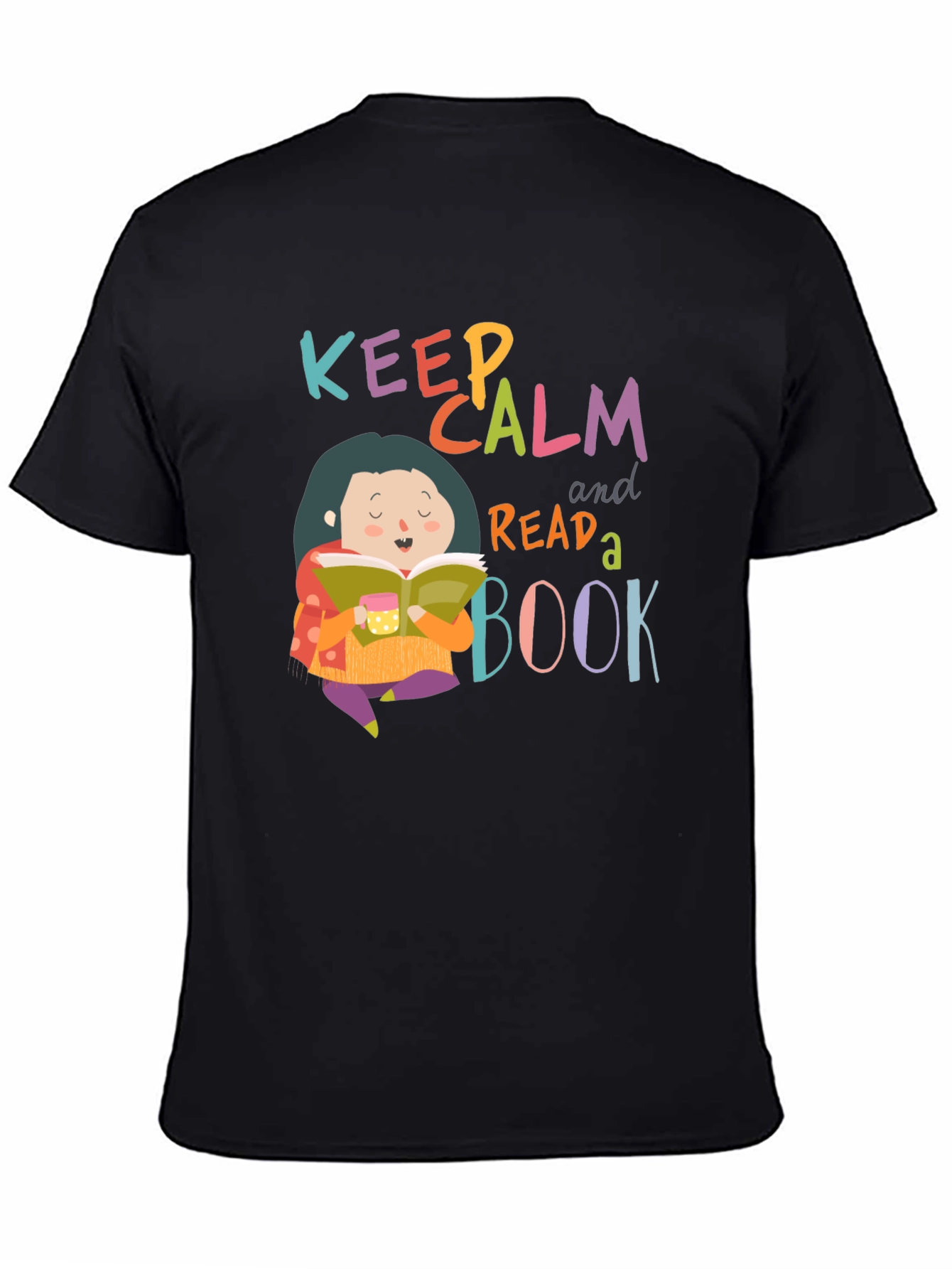 Keep Calm and Read a Book Graphic Tee