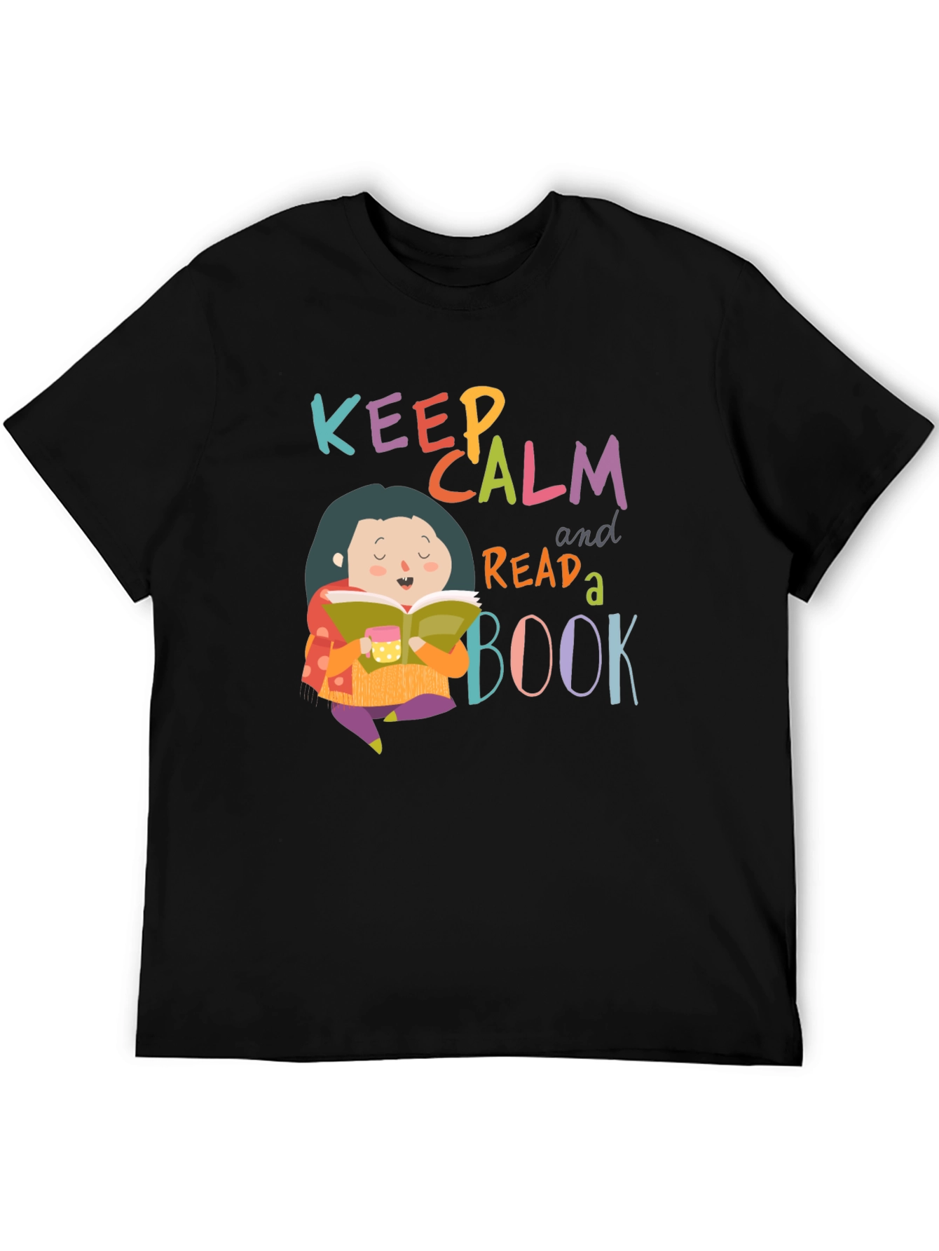 Keep Calm and Read a Book Graphic Tee
