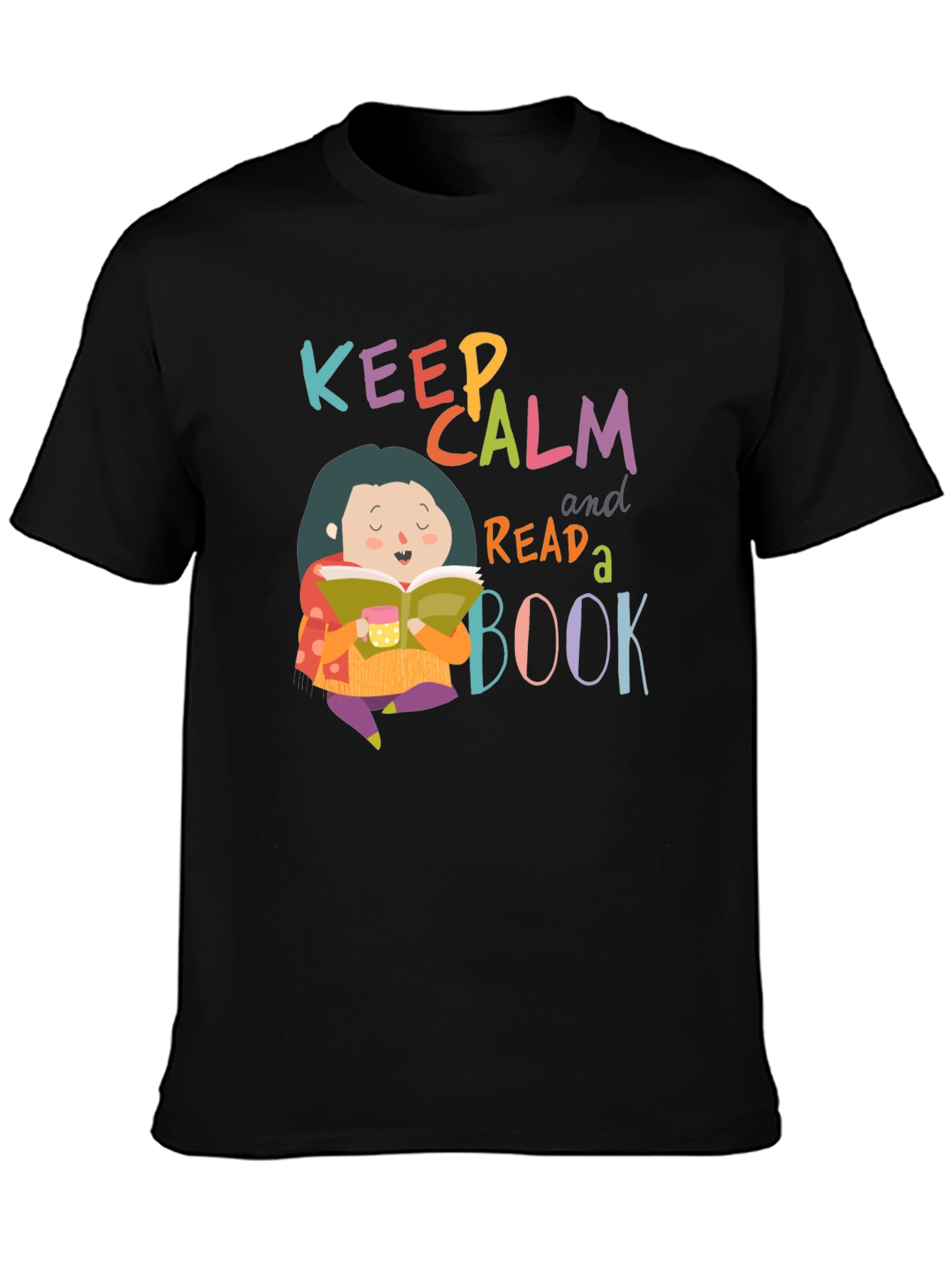 Keep Calm and Read a Book Graphic Tee