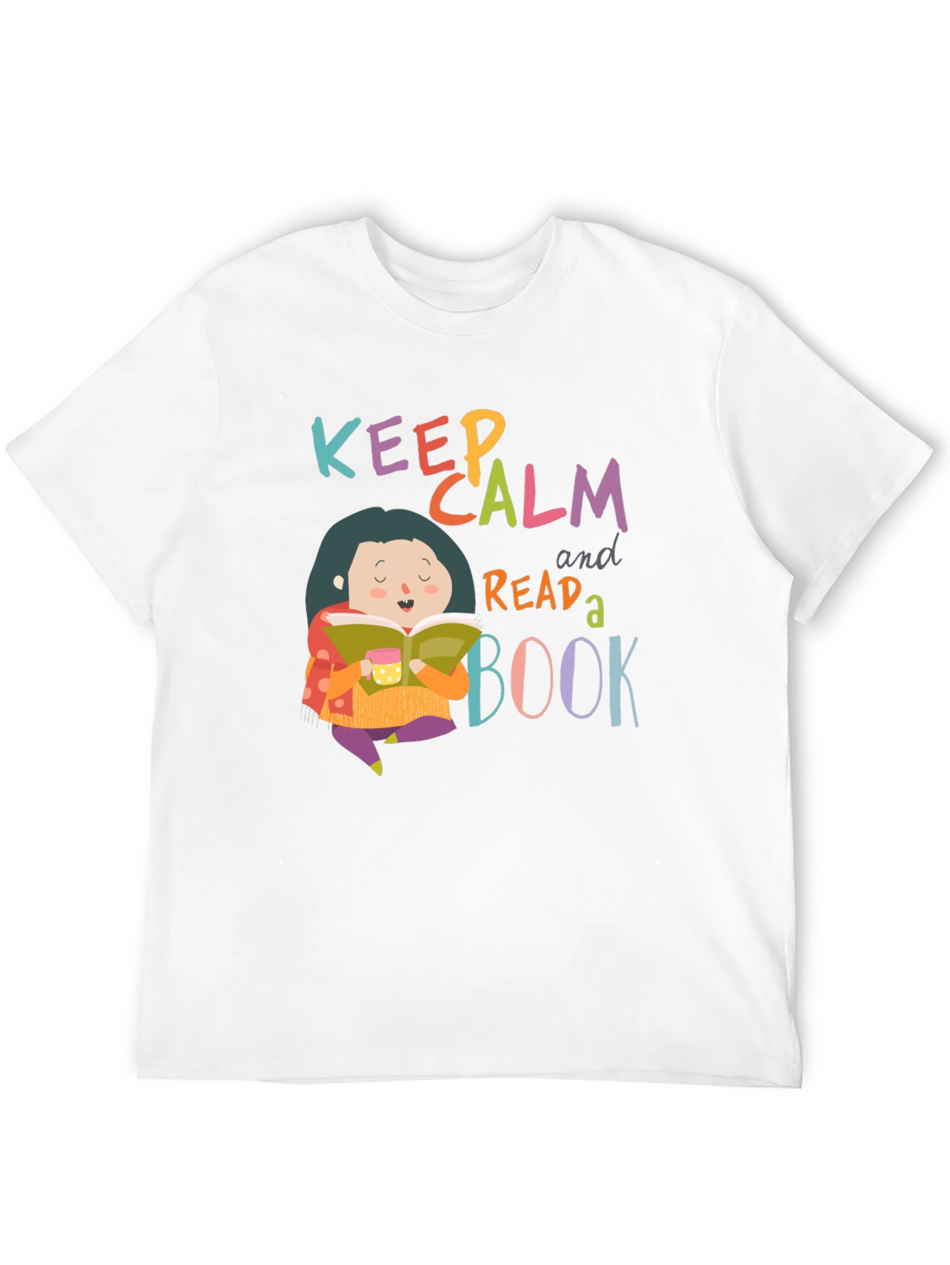 Keep Calm and Read a Book Graphic Tee