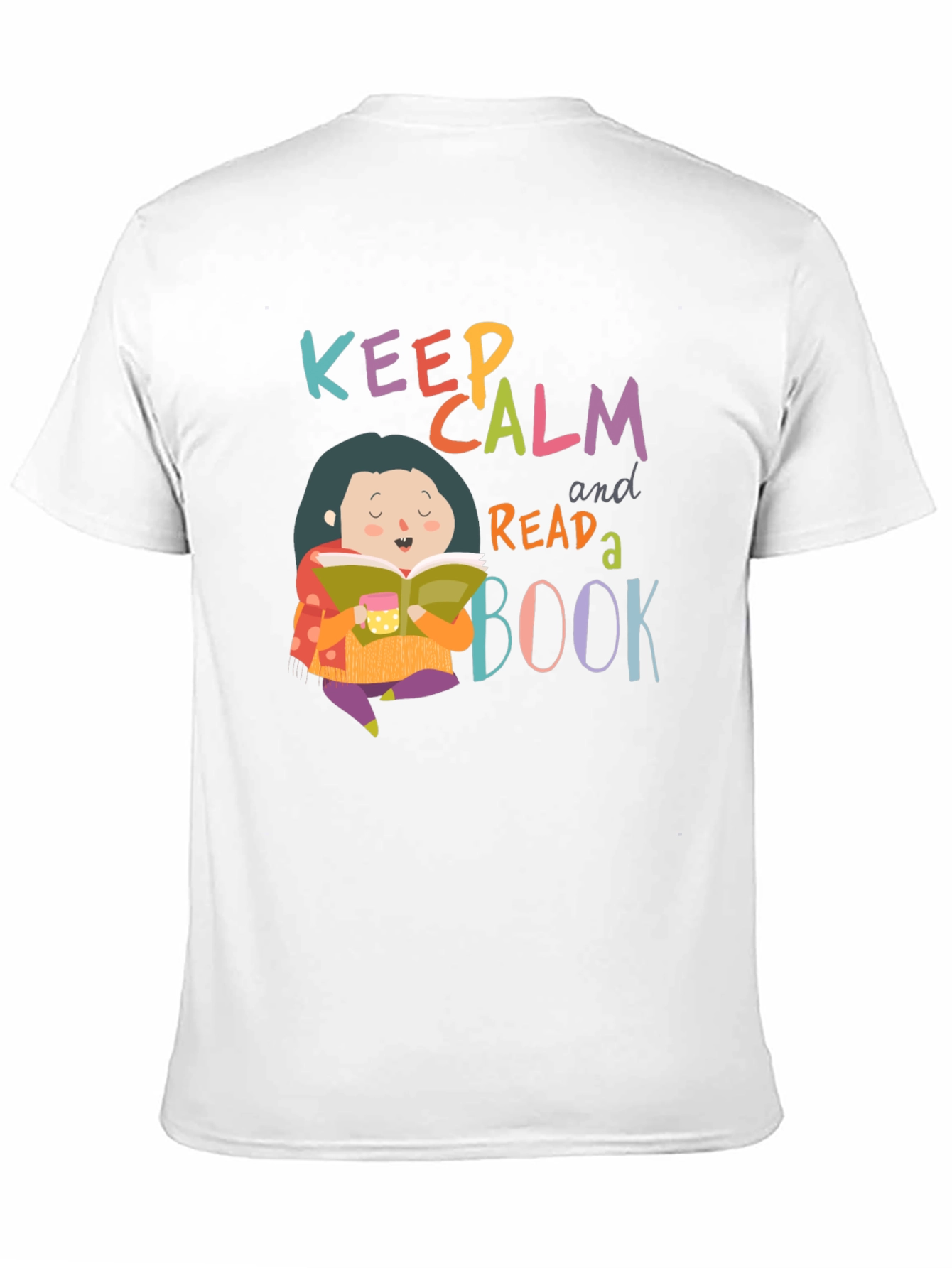Keep Calm and Read a Book Graphic Tee