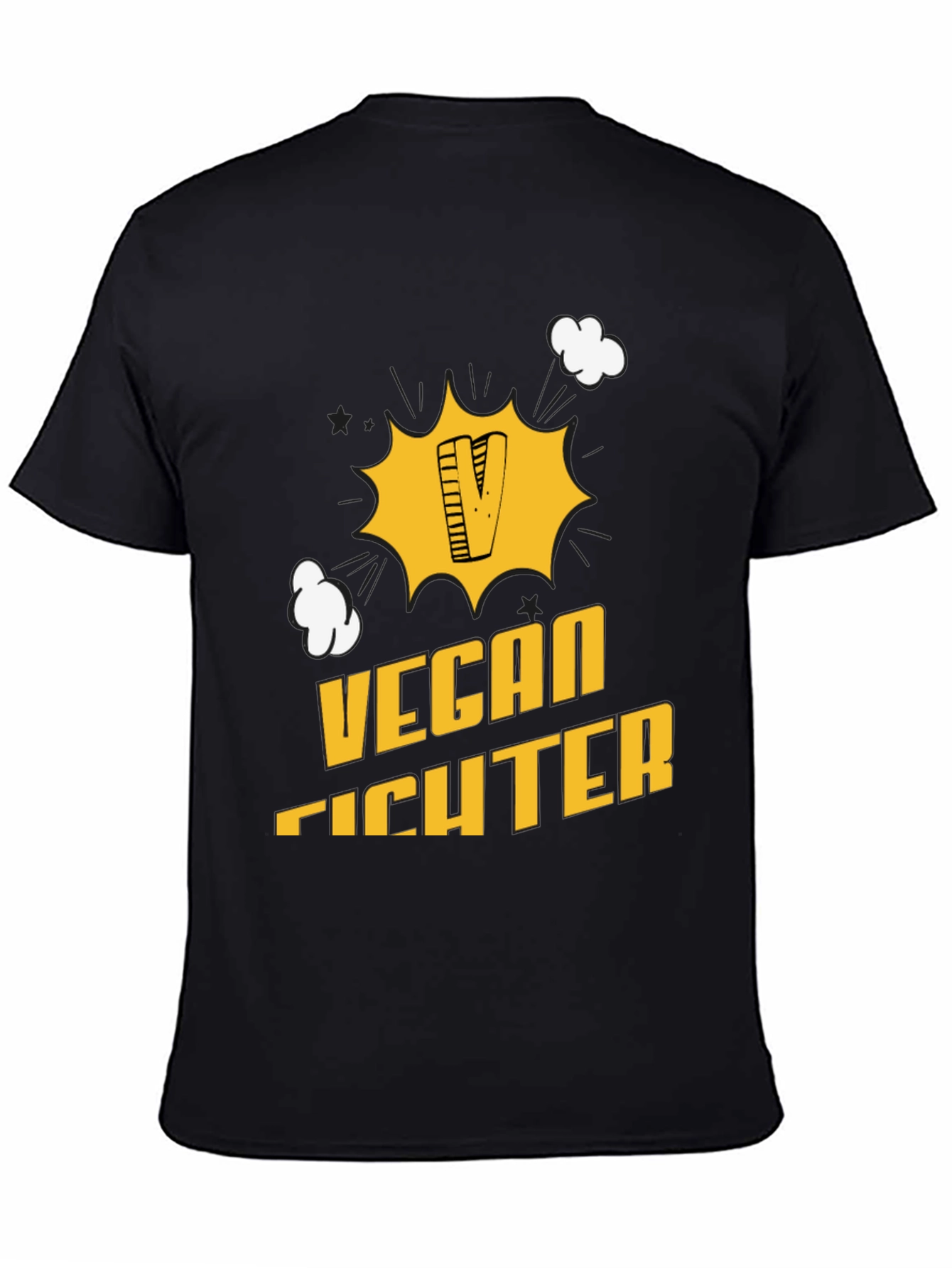 Vegan Fighter Graphic T-Shirt