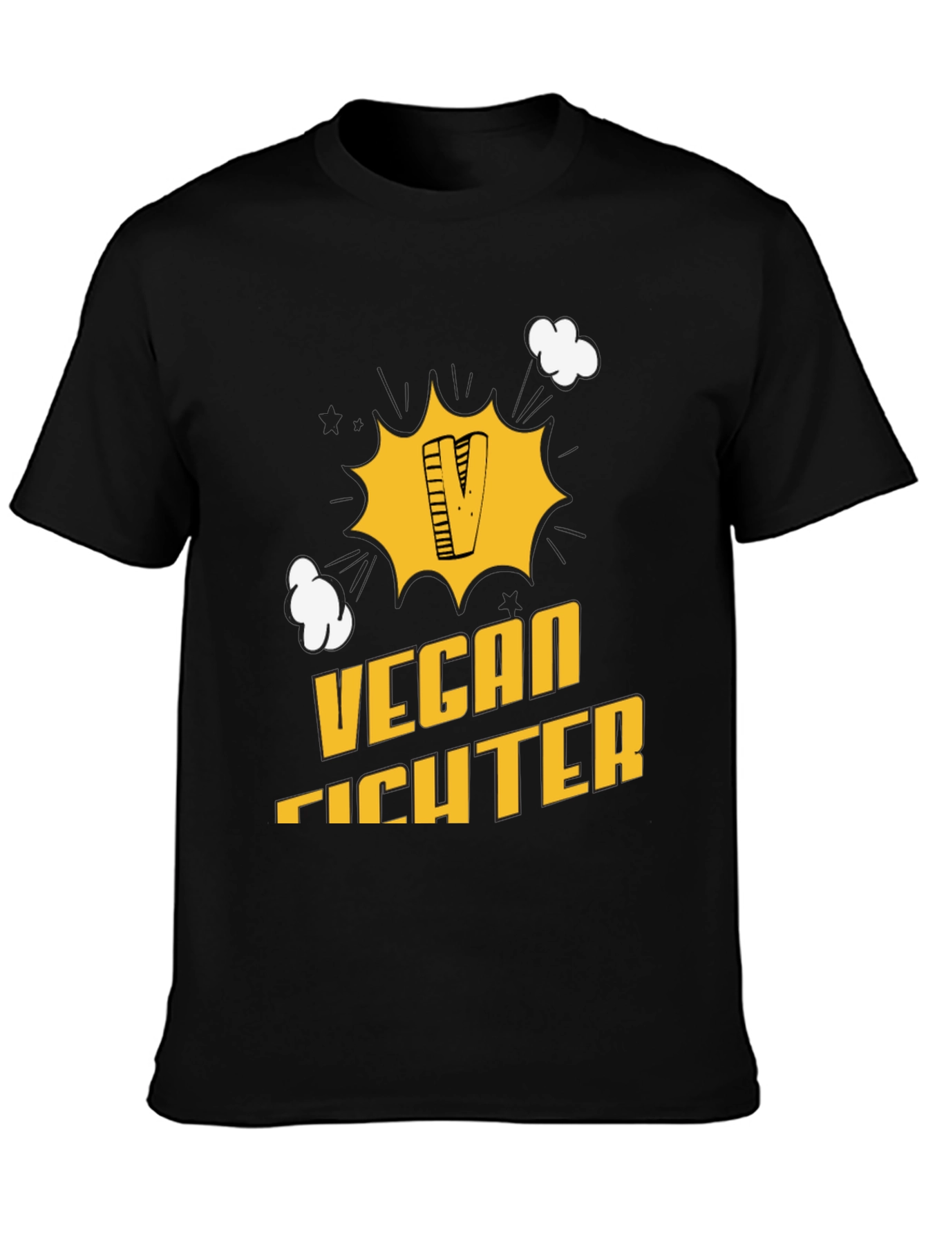 Vegan Fighter Graphic T-Shirt