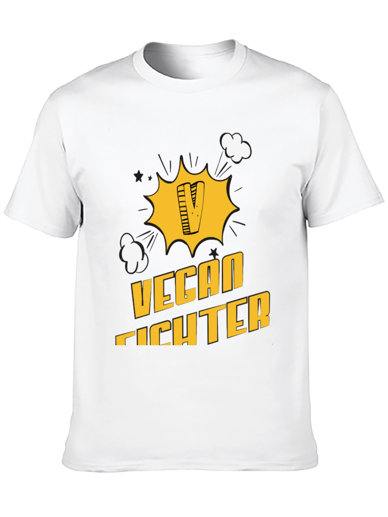 Vegan Fighter Graphic T-Shirt