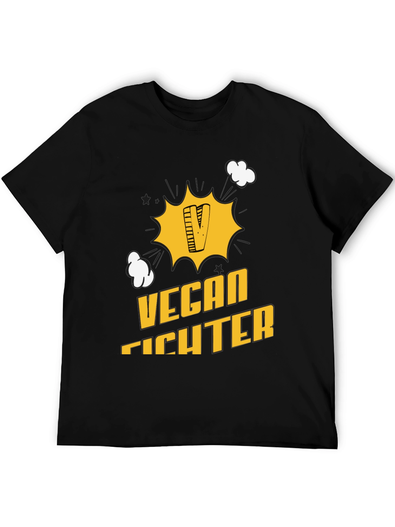 Vegan Fighter Graphic T-Shirt