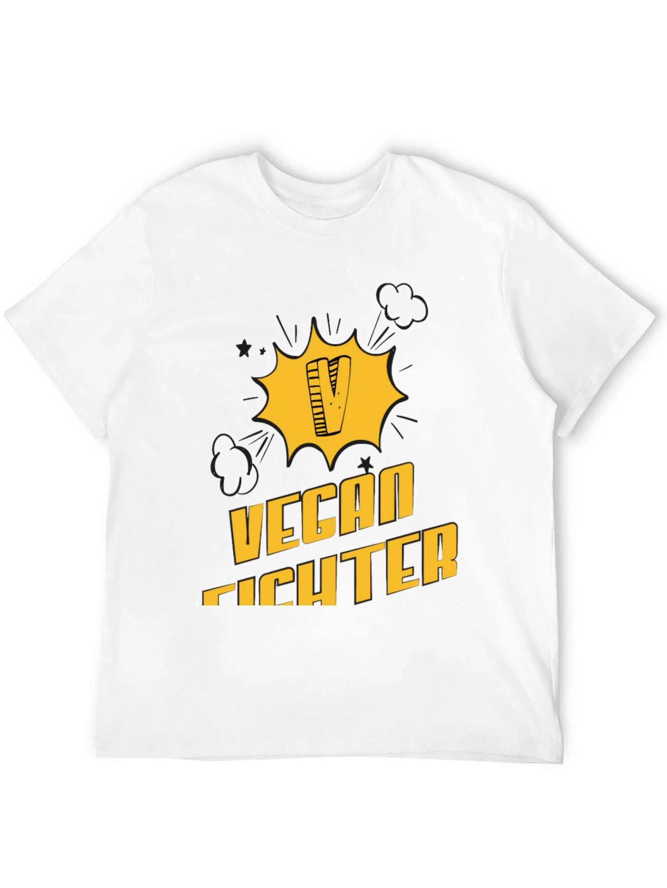 Vegan Fighter Graphic T-Shirt