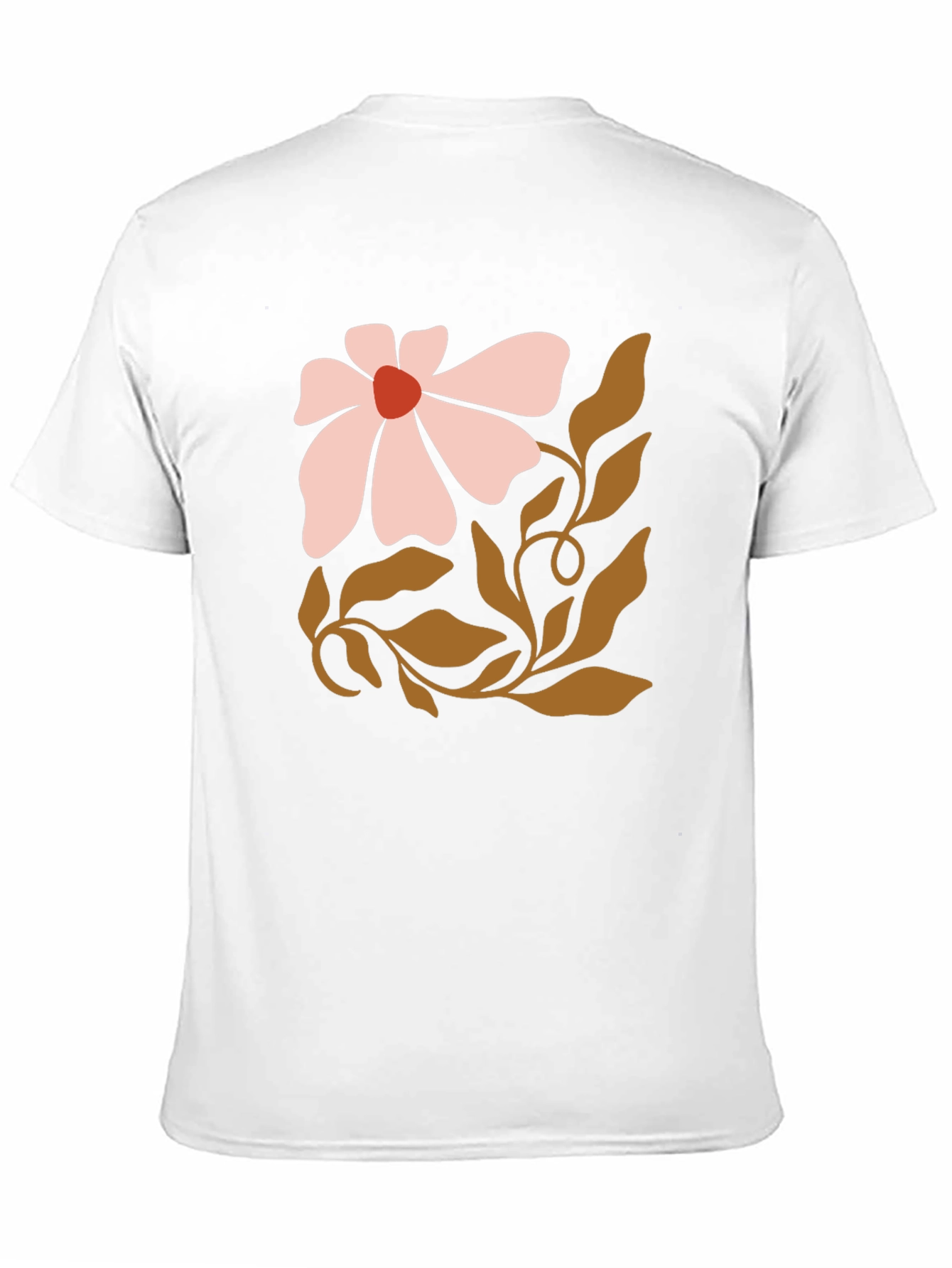 Boho Flower Graphic Tee - Casual Comfort