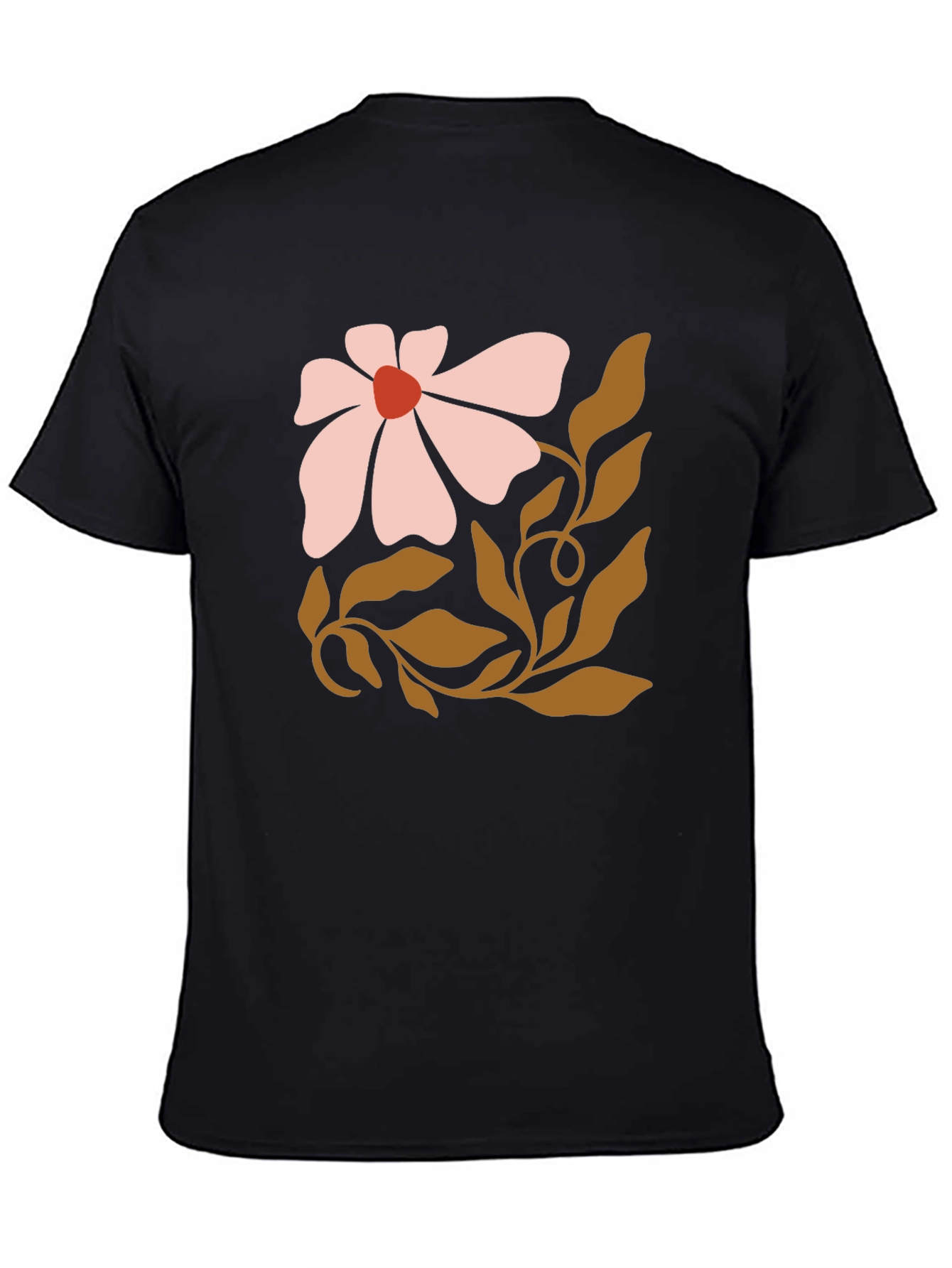 Boho Flower Graphic Tee - Casual Comfort