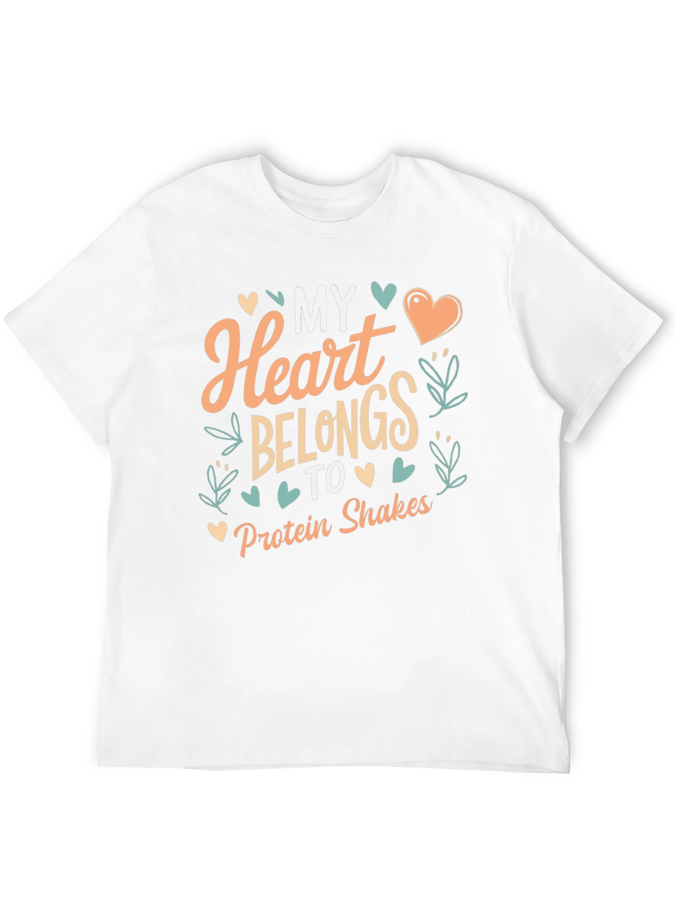 My Heart Belongs to Protein Shakes Graphic Tee
