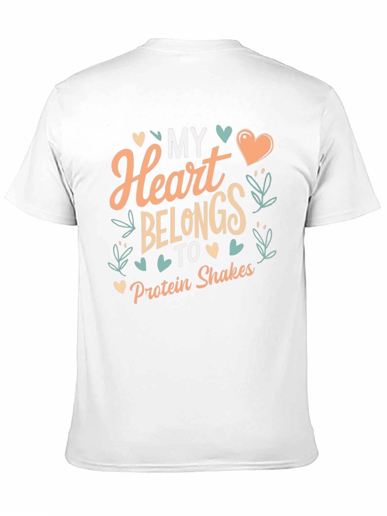 My Heart Belongs to Protein Shakes Graphic Tee