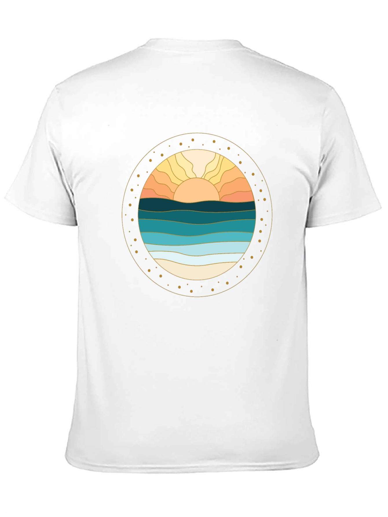 Sunset Ocean Graphic Tee - Stylish Comfort