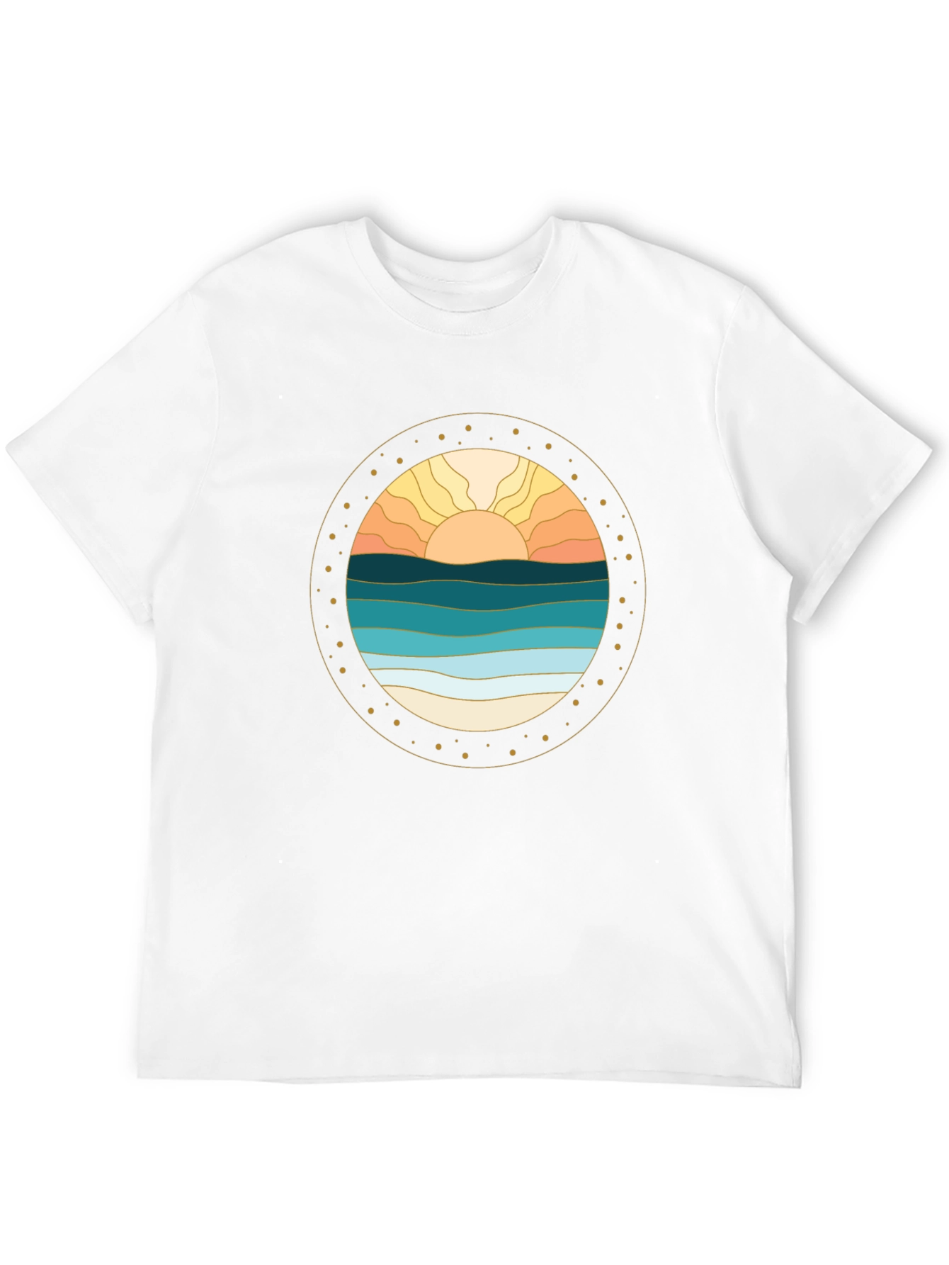 Sunset Ocean Graphic Tee - Stylish Comfort
