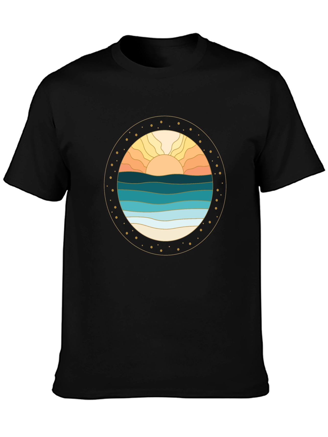 Sunset Ocean Graphic Tee - Stylish Comfort