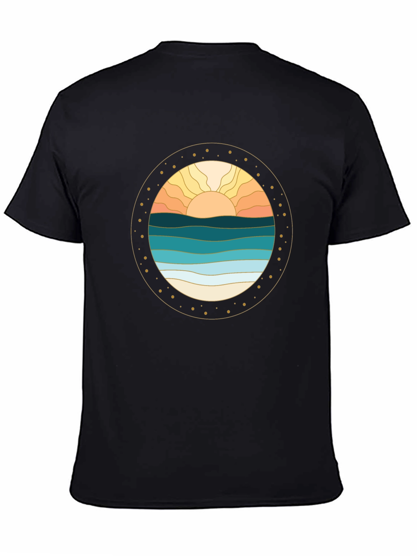 Sunset Ocean Graphic Tee - Stylish Comfort