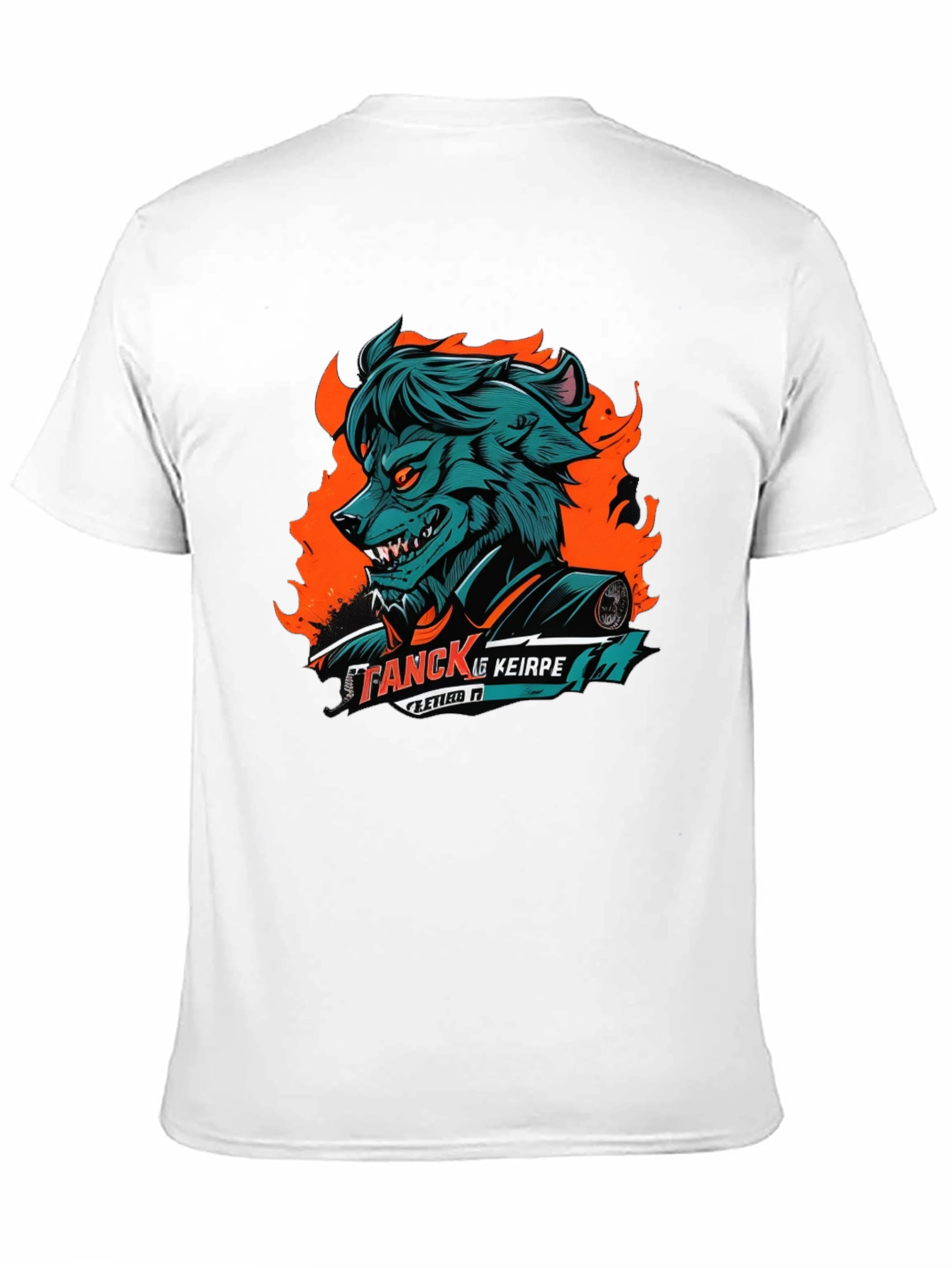 Wolf Graphic Black T-Shirt